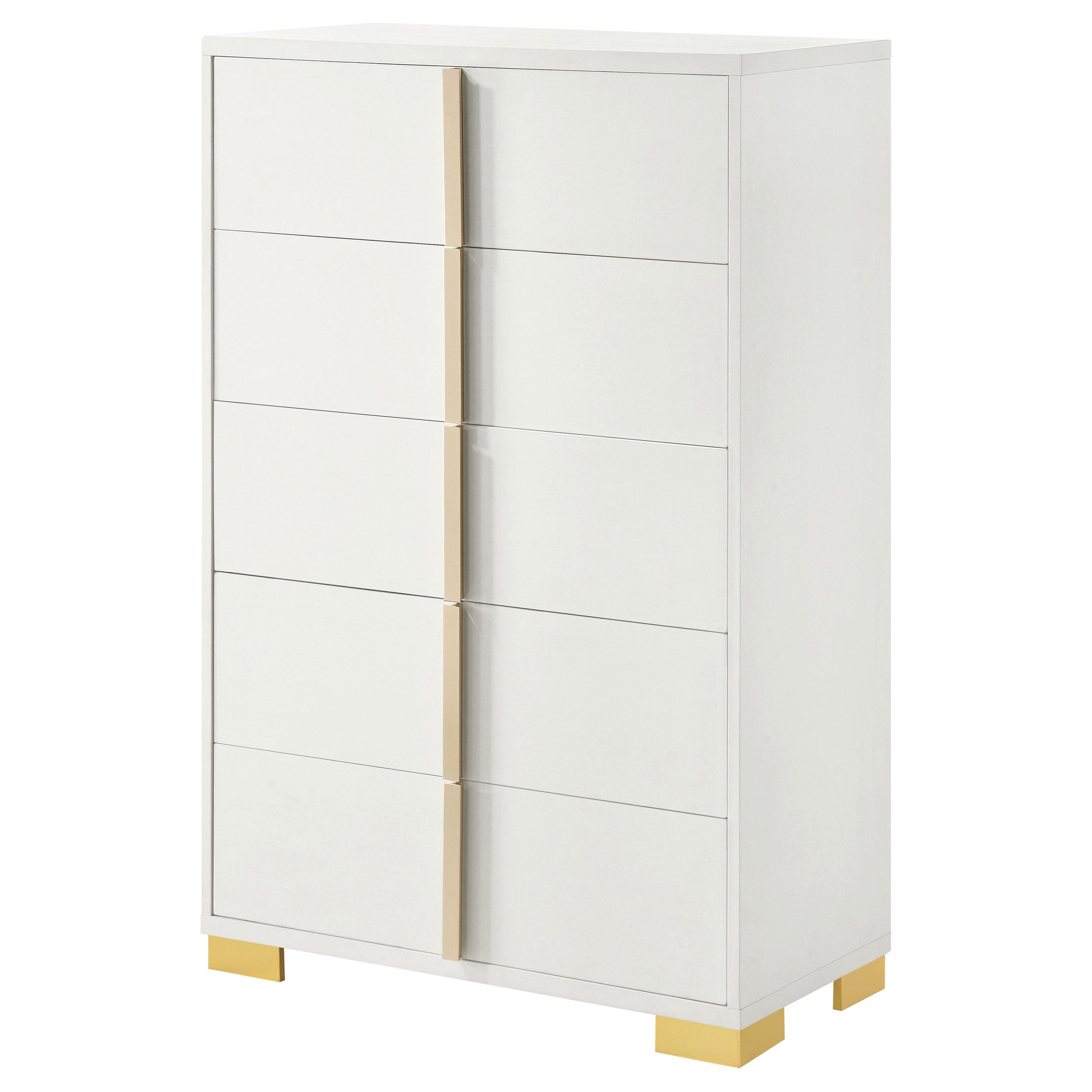 Marceline 5-drawer Bedroom Chest White-