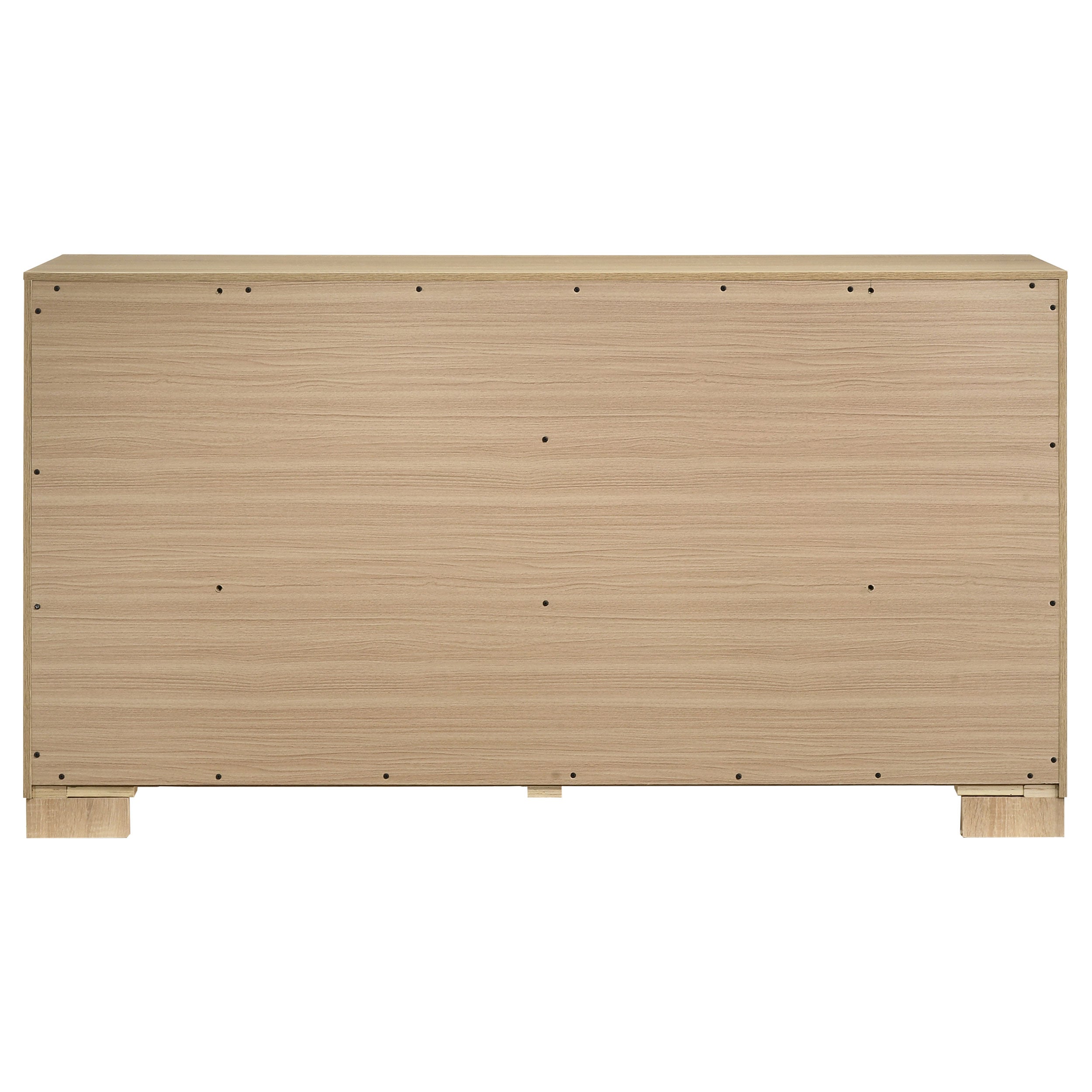 Arielle 6-drawer Bedroom Dresser Cabinet Light Oak-
