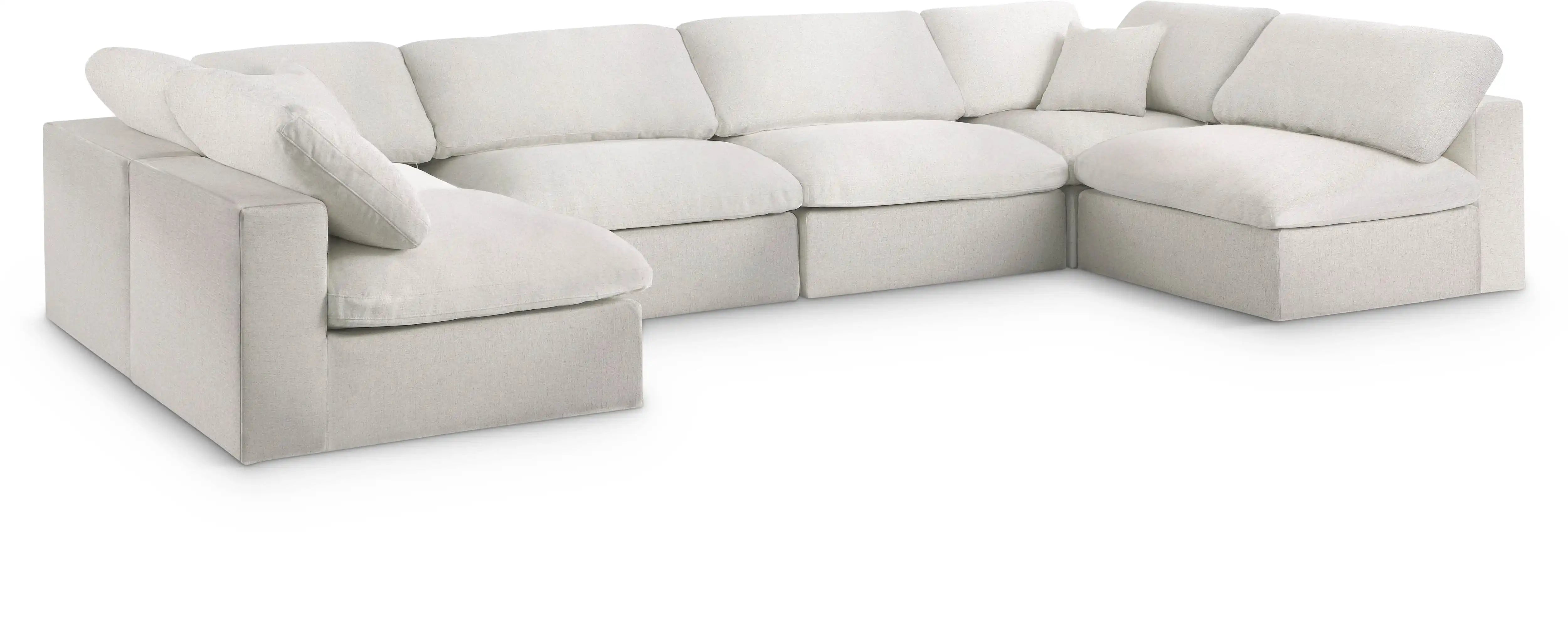 Serene - 6 Piece Modular Sectional - Best Buy Furniture