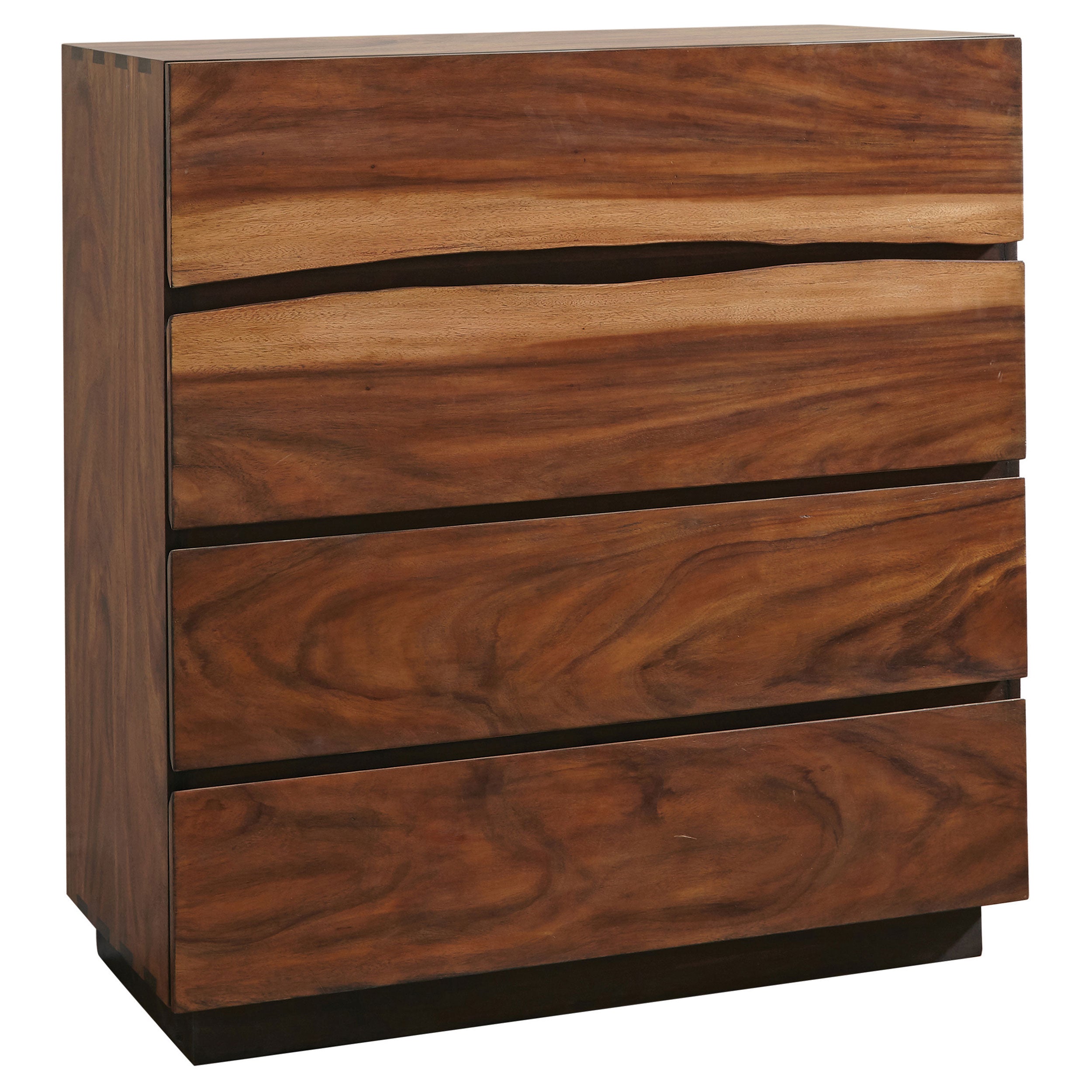 Winslow 4-drawer Bedroom Chest Smokey Walnut-CoasterElevations