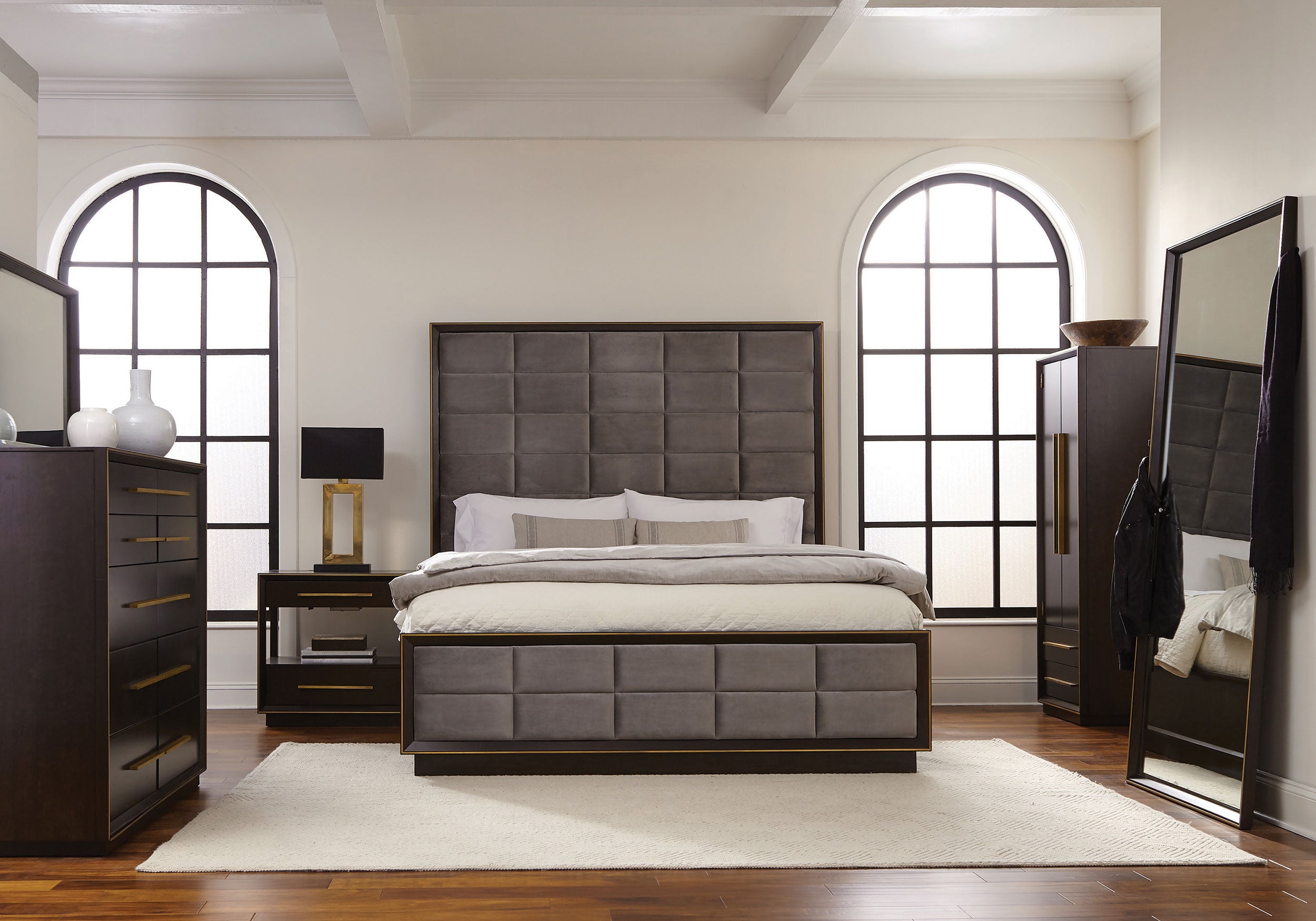 Durango 2-drawer Nightstand Smoked Peppercorn-CoasterElevations