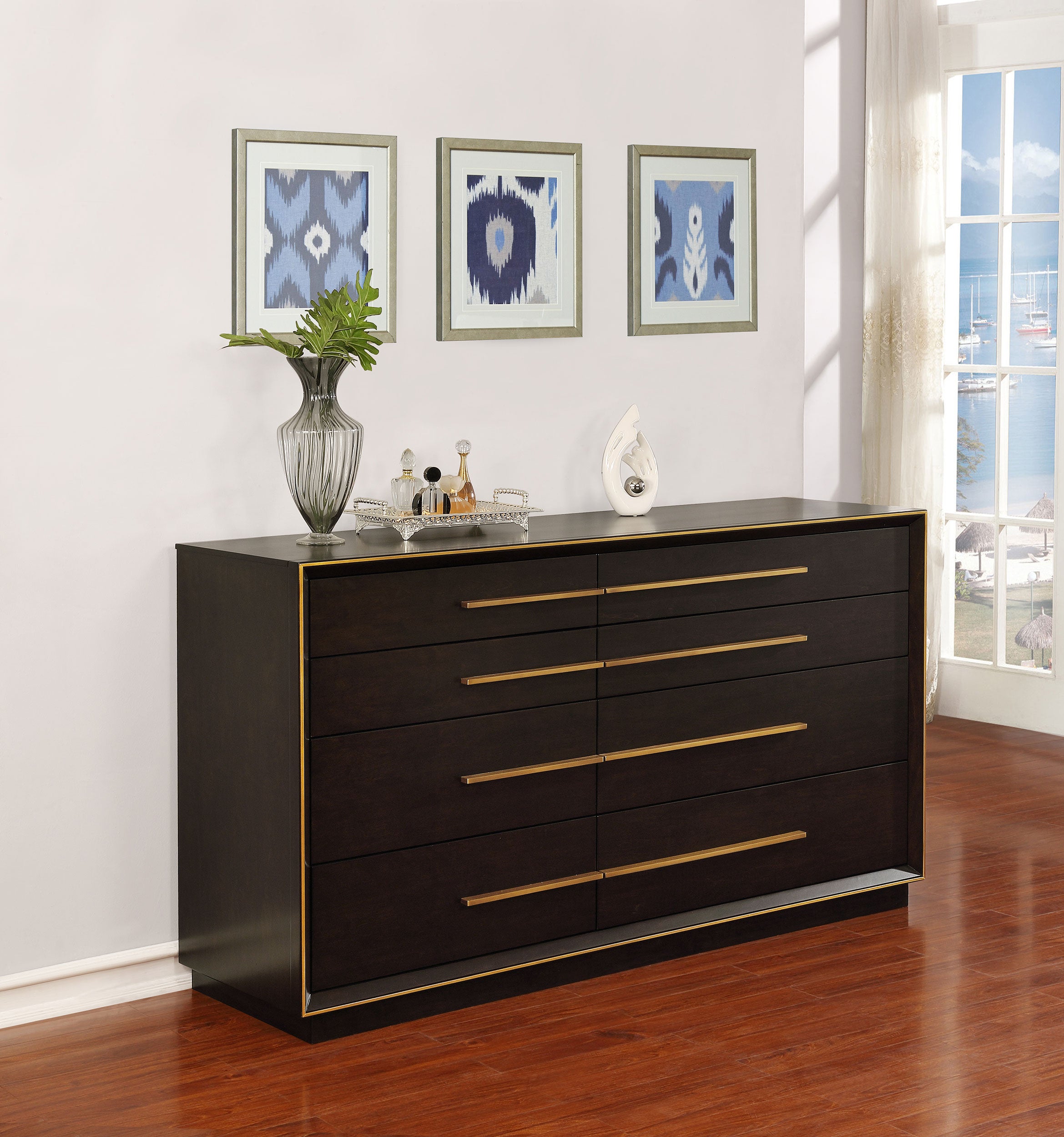 Durango 8-drawer Dresser Smoked Peppercorn-CoasterElevations