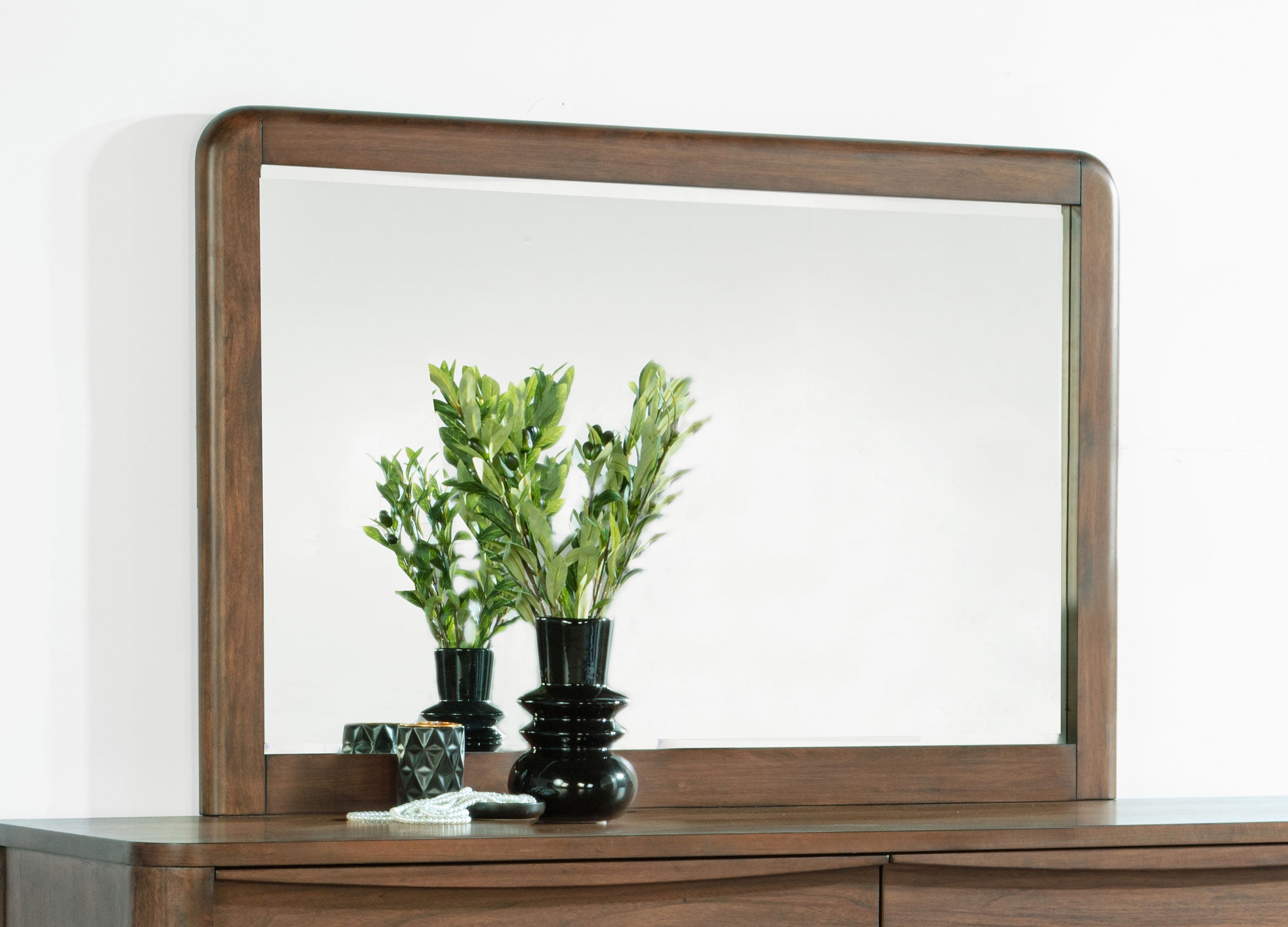 Maderia Dresser Mirror Walnut-
