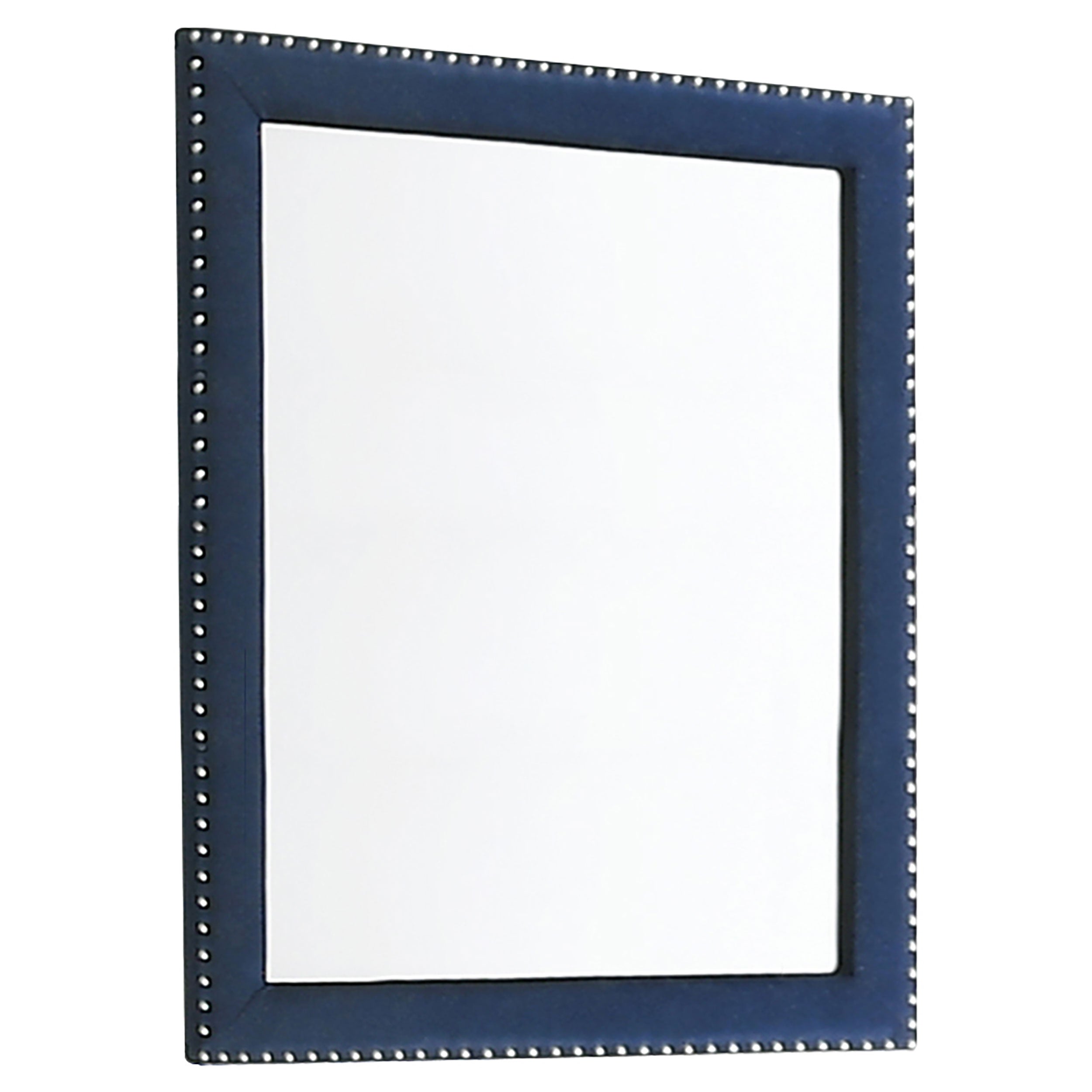 Melody Upholstered Dresser Mirror Pacific Blue-CoasterEveryday