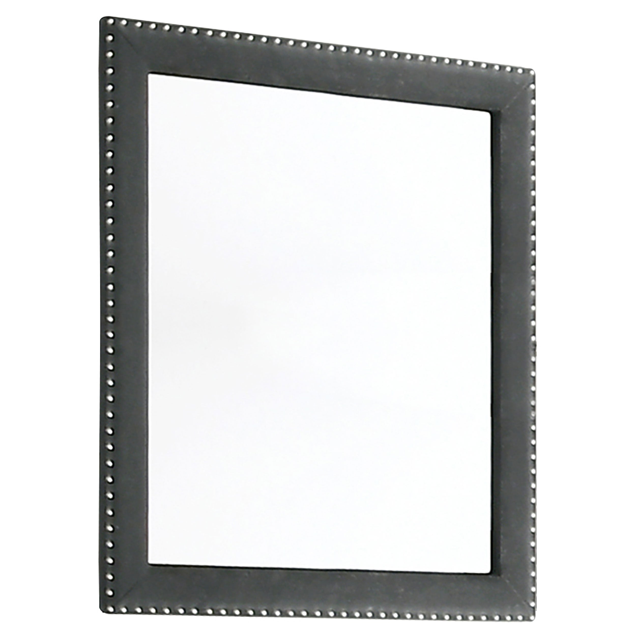 Melody Upholstered Dresser Mirror Grey-CoasterEveryday