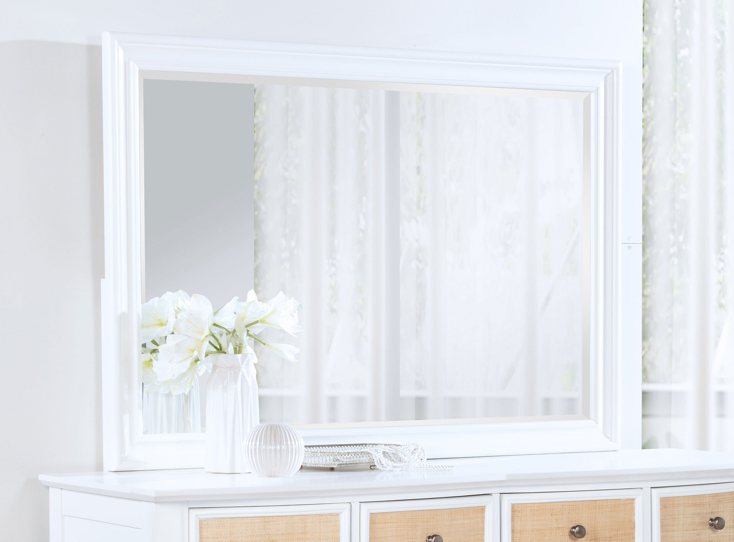 Bexhill Dresser Mirror White-