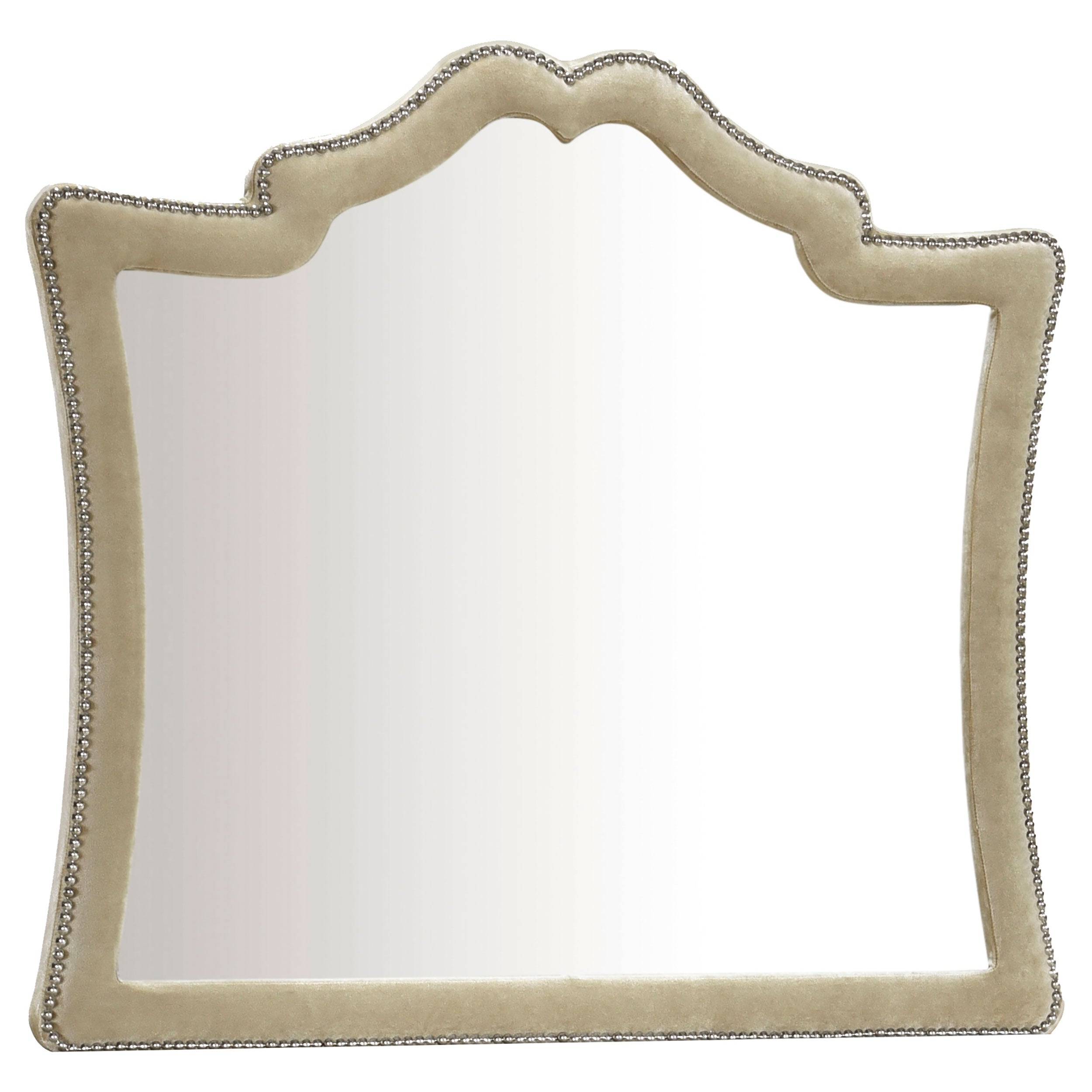 Antonella Upholstered Dresser Mirror Camel-CoasterElevations