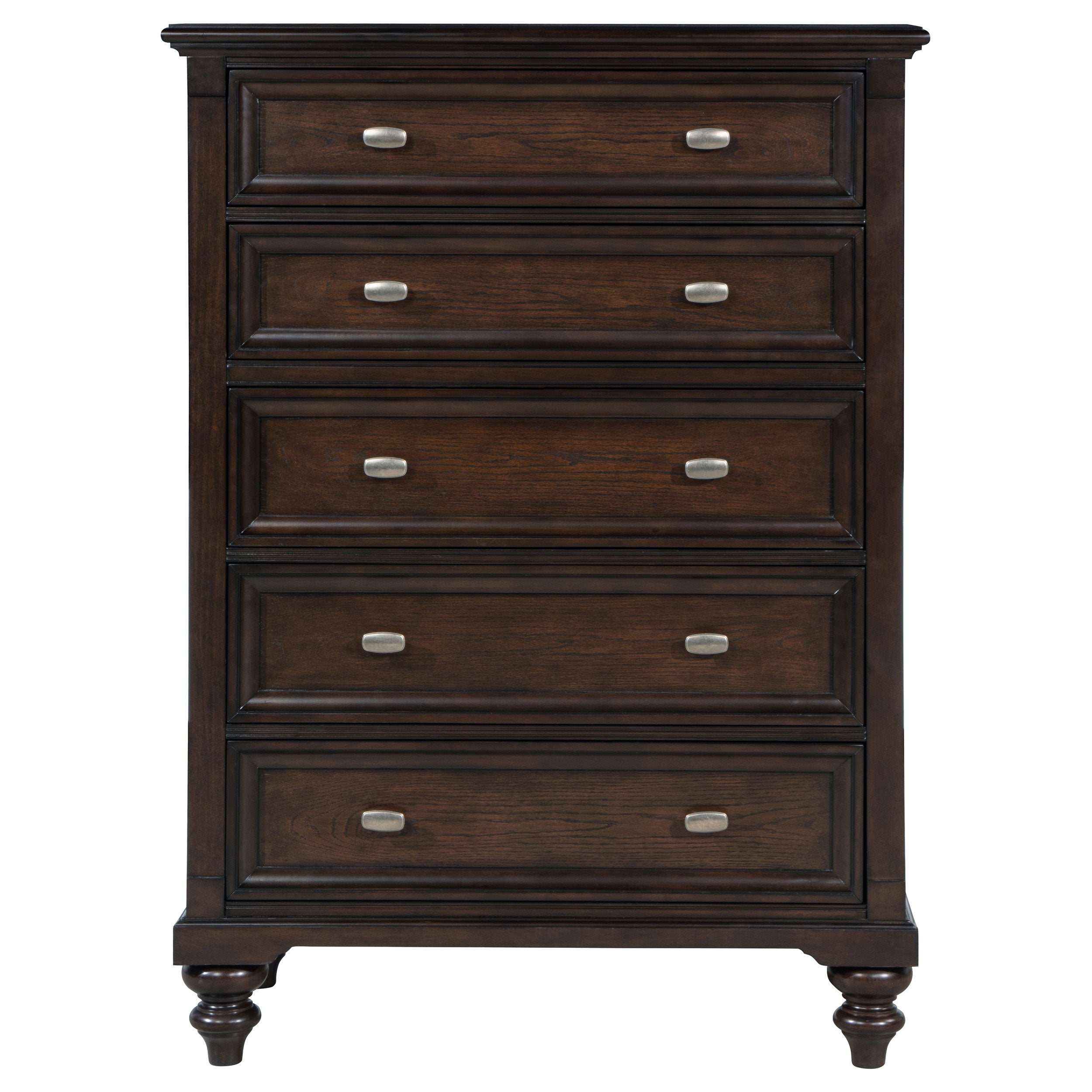 Andover 5-drawer Chest of Drawers Dark Oak-