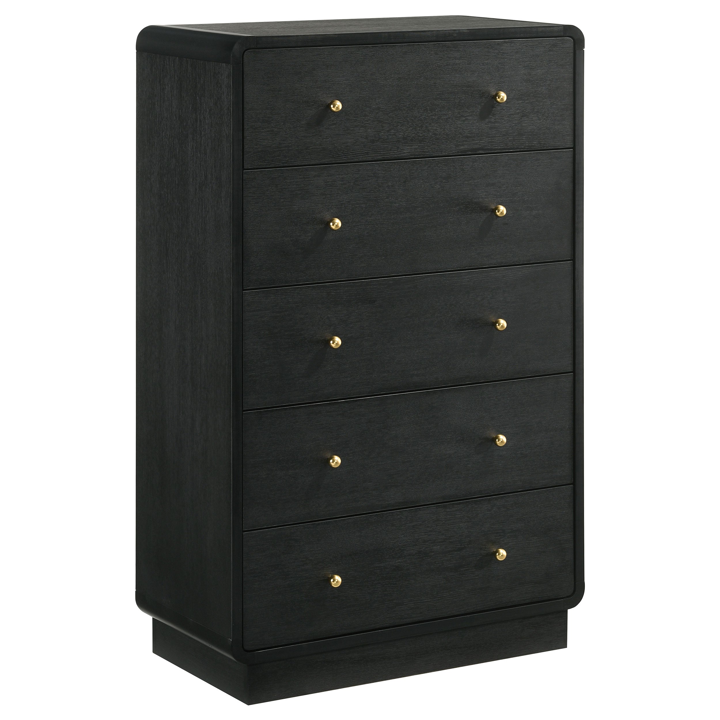 Cavelle 5-drawer Chest of Drawers Black-