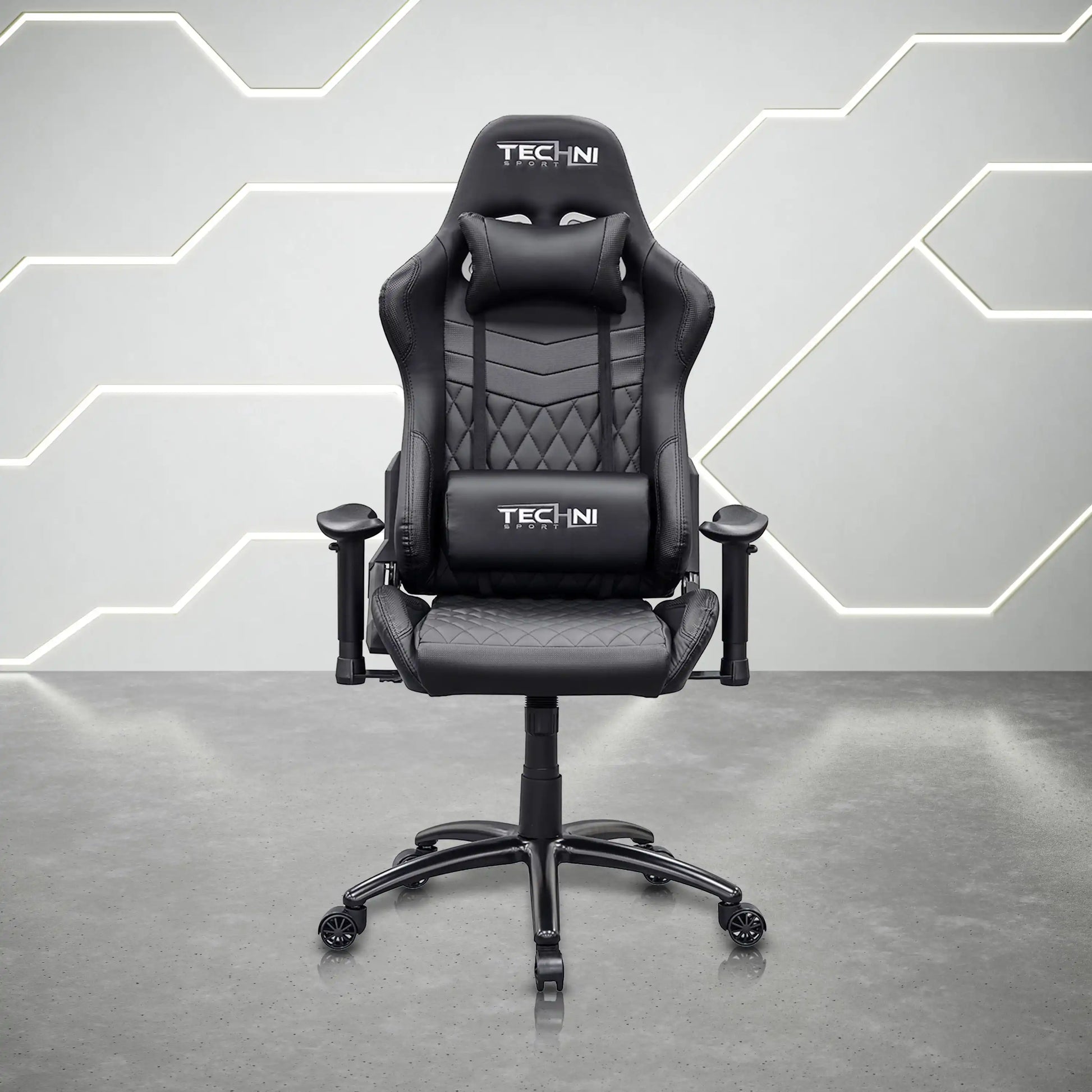 Techni Sport TS-5100 Ergonomic High Back Racer Style PC Gaming Chair, Black - Best Buy Furniture