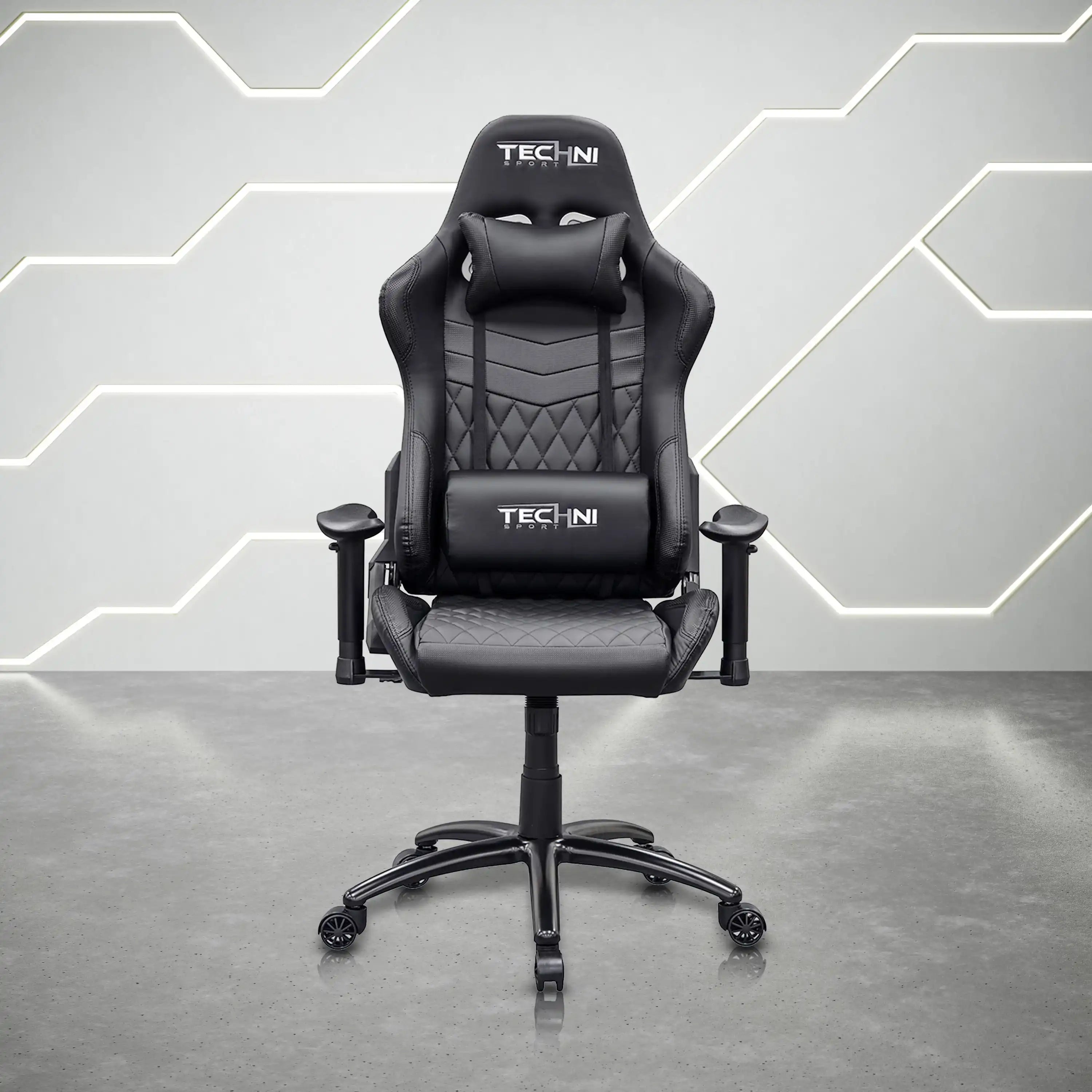 Techni Sport TS-5100 Ergonomic High Back Racer Style PC Gaming Chair, Black - Best Buy Furniture