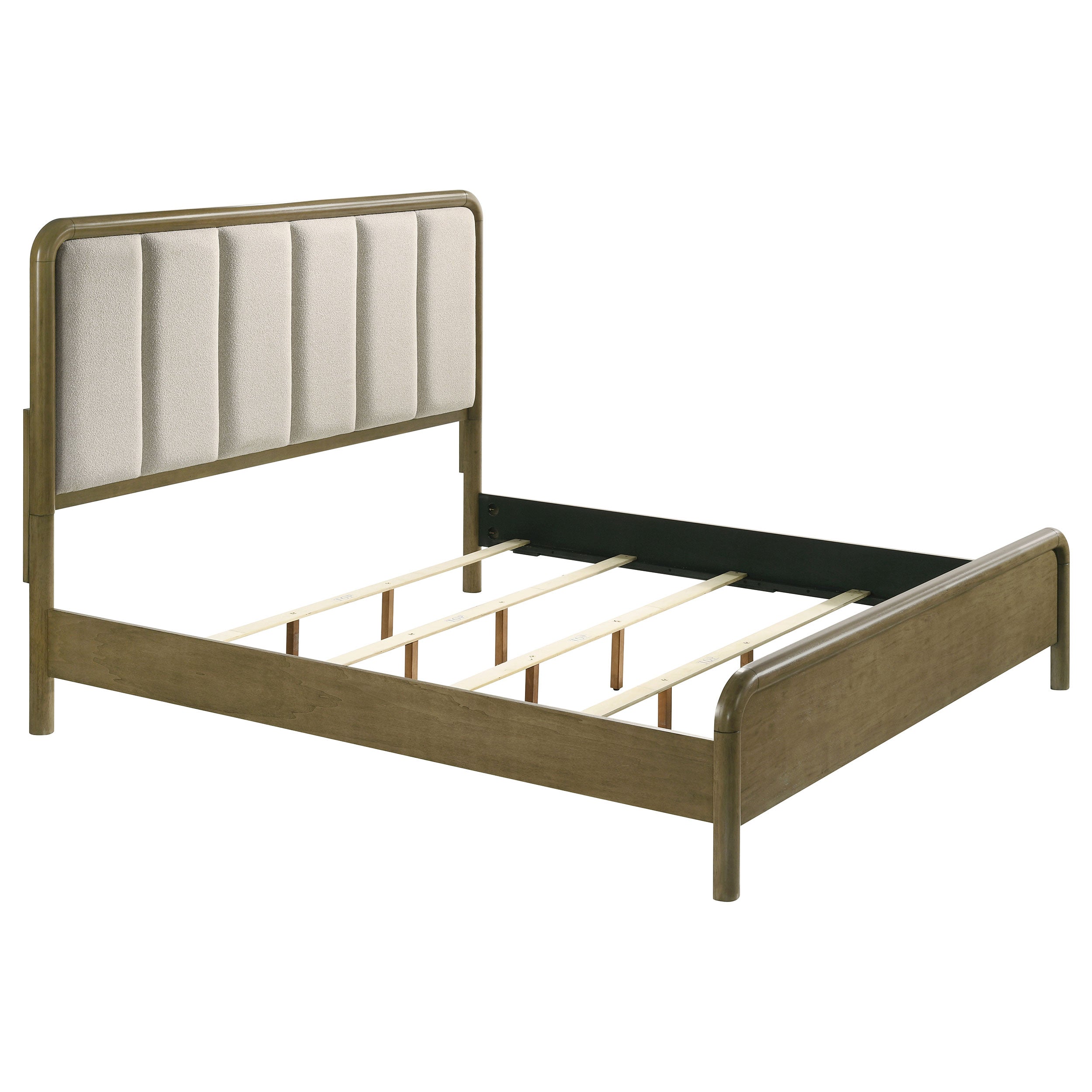 Amsbury 59-inch Upholstered Queen Bed Nutmeg-