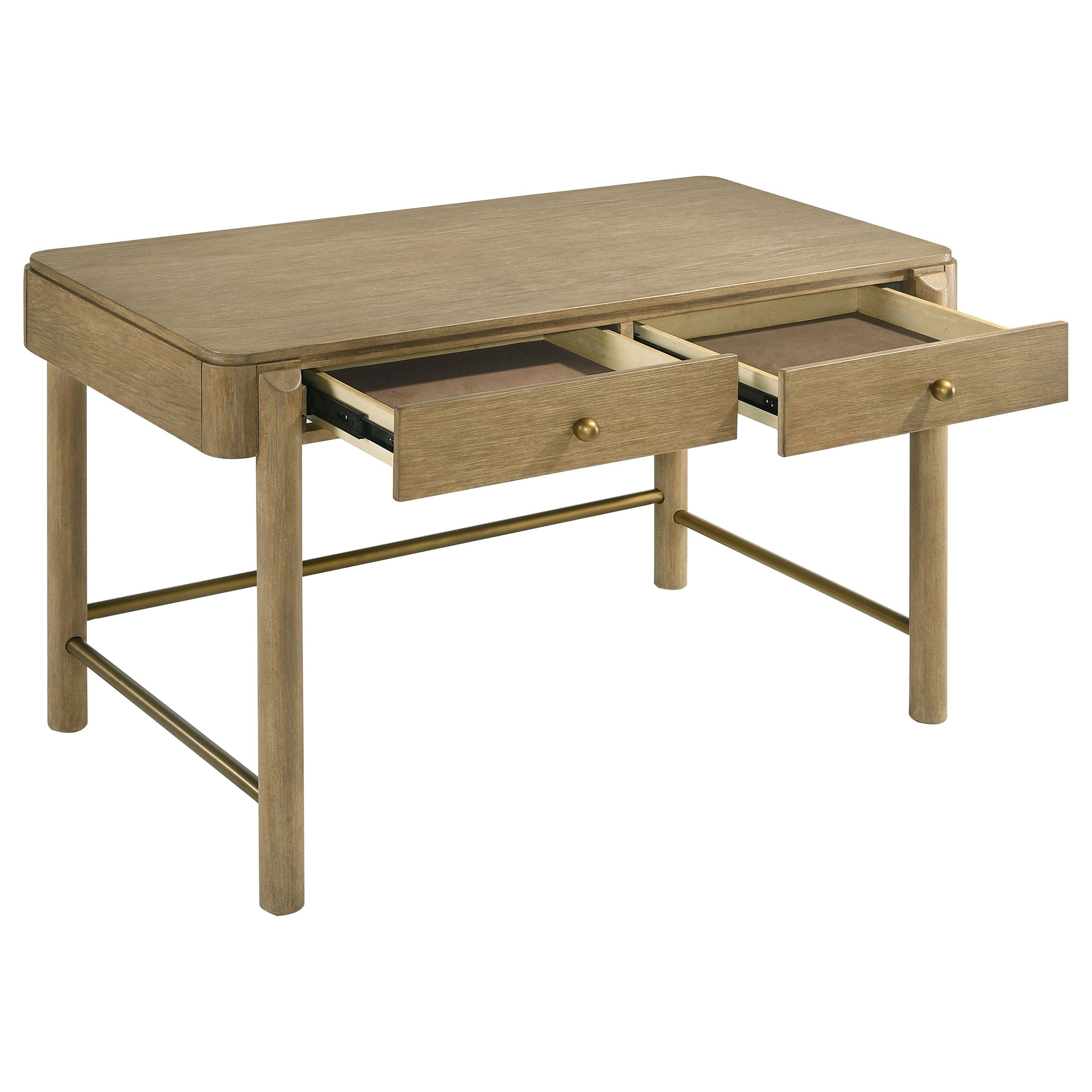 Arini 2-drawer Vanity Desk Makeup Table Sand Wash-CoasterElevations