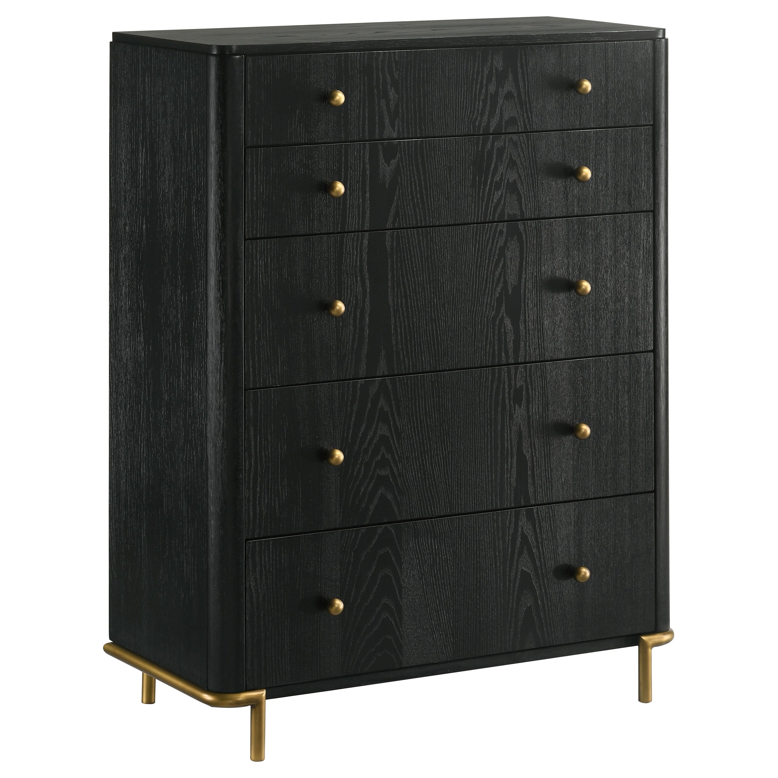 Arini 5-drawer Bedroom Chest Black-