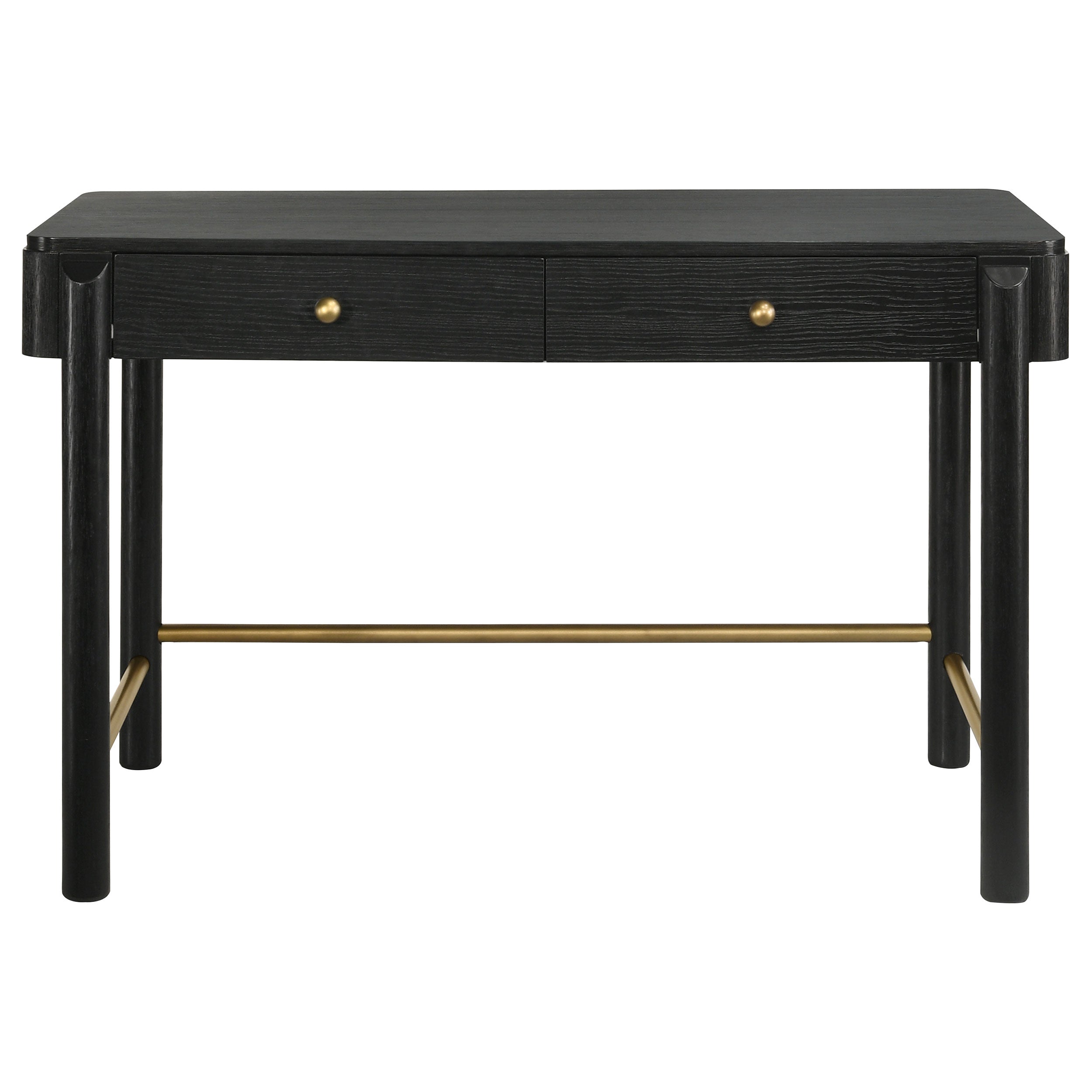 Arini 2-piece Makeup Vanity Table and Mirror Set Black-