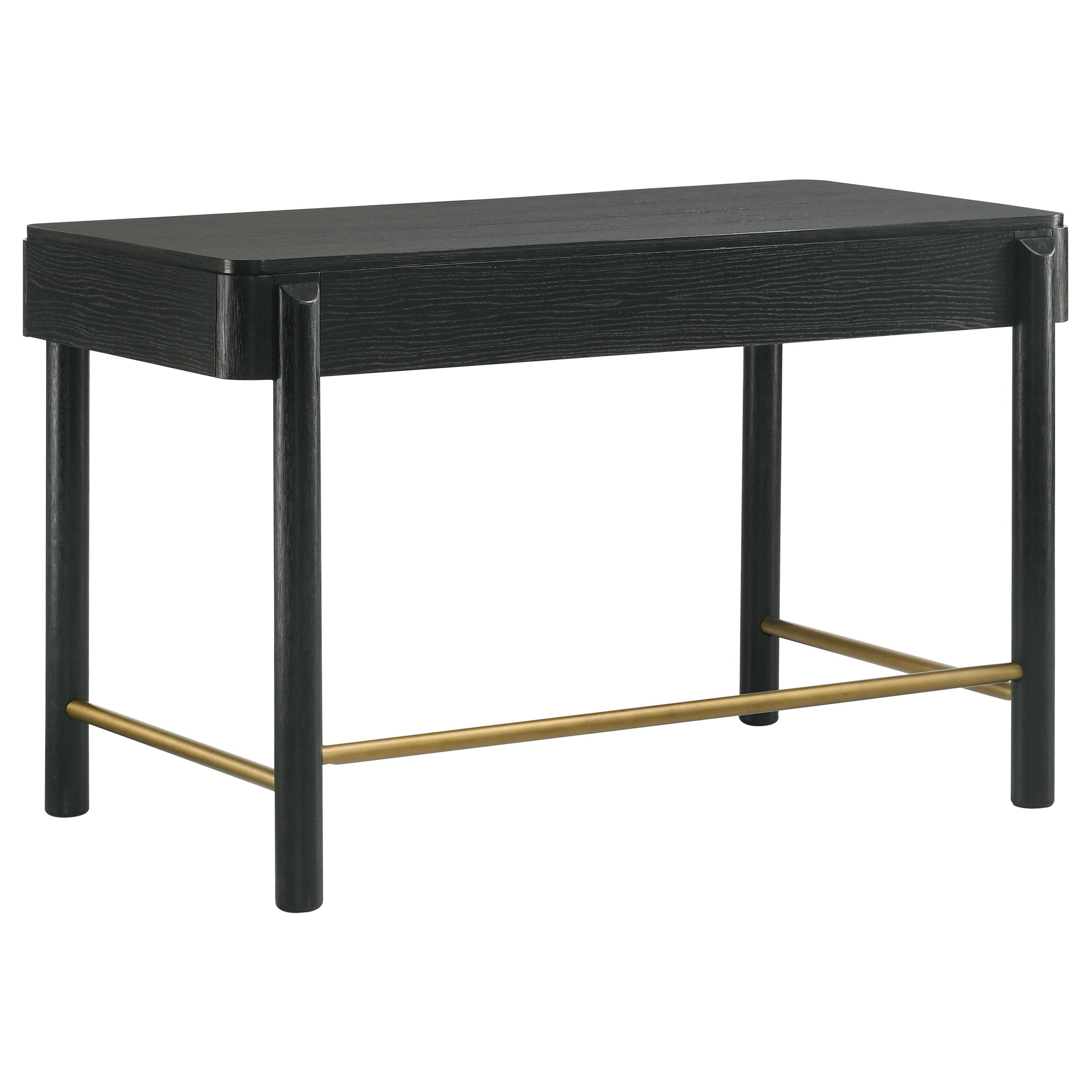 Arini 2-piece Makeup Vanity Table and Mirror Set Black-