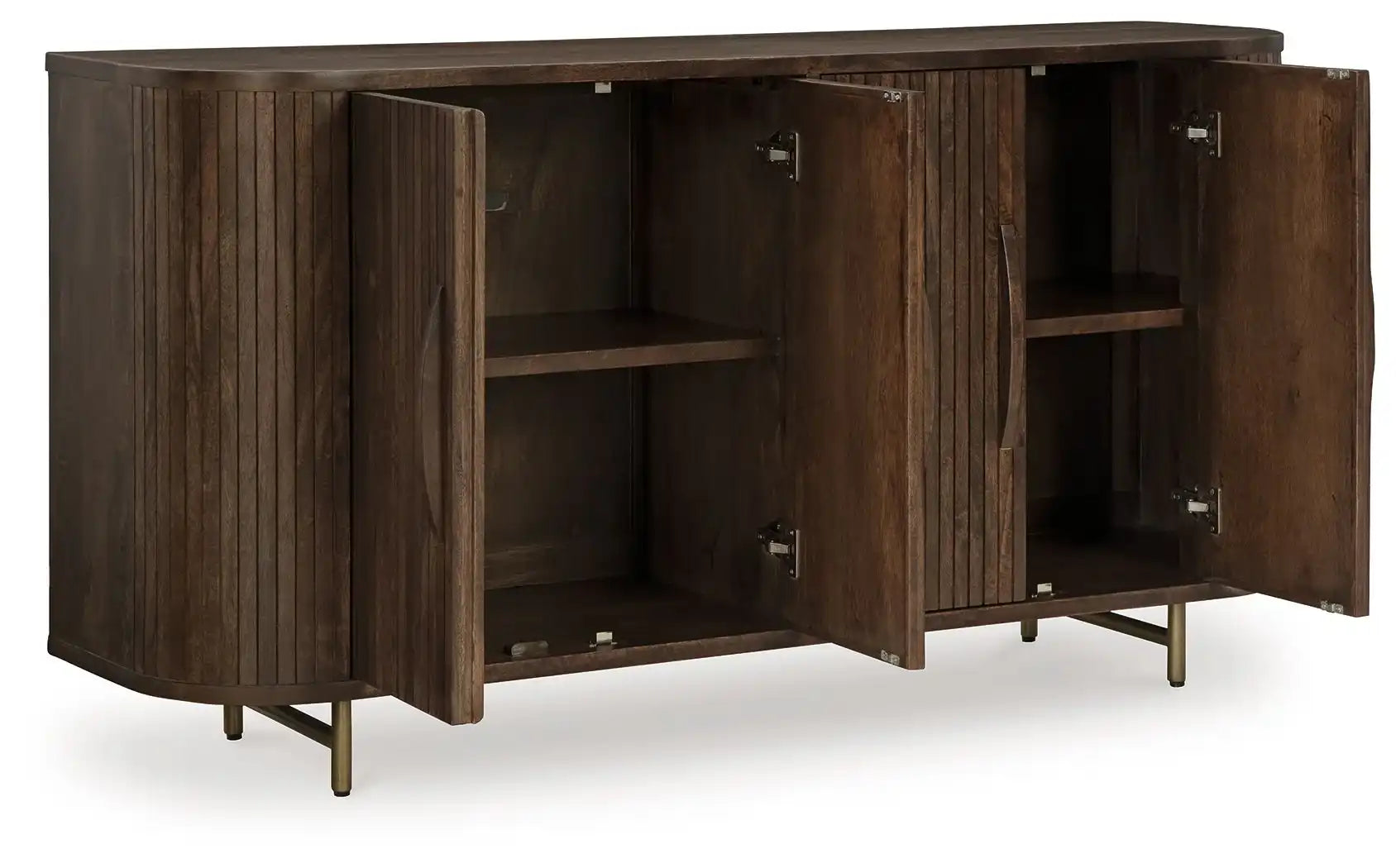 Amickly - Accent Cabinet - Dark Brown - Best Buy Furniture