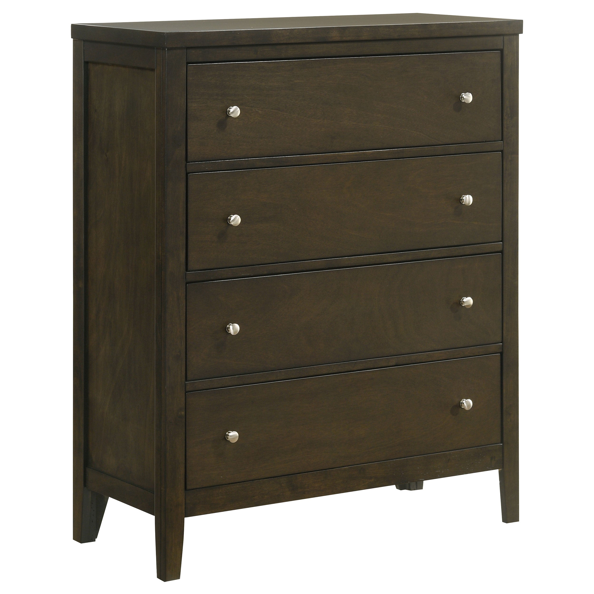 Wilkes 4-drawer Chest of Drawers Dark Cocoa-