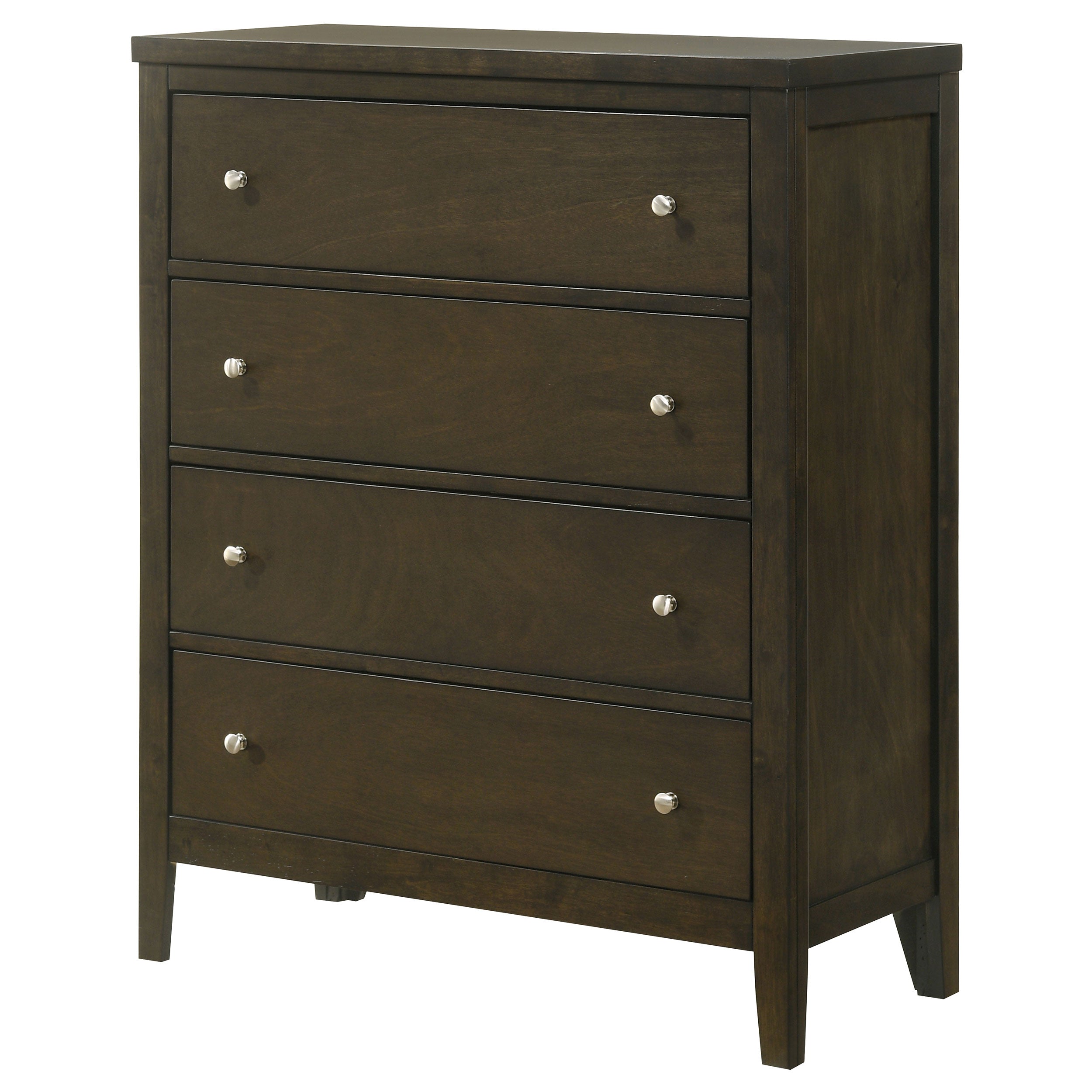 Wilkes 4-drawer Chest of Drawers Dark Cocoa-
