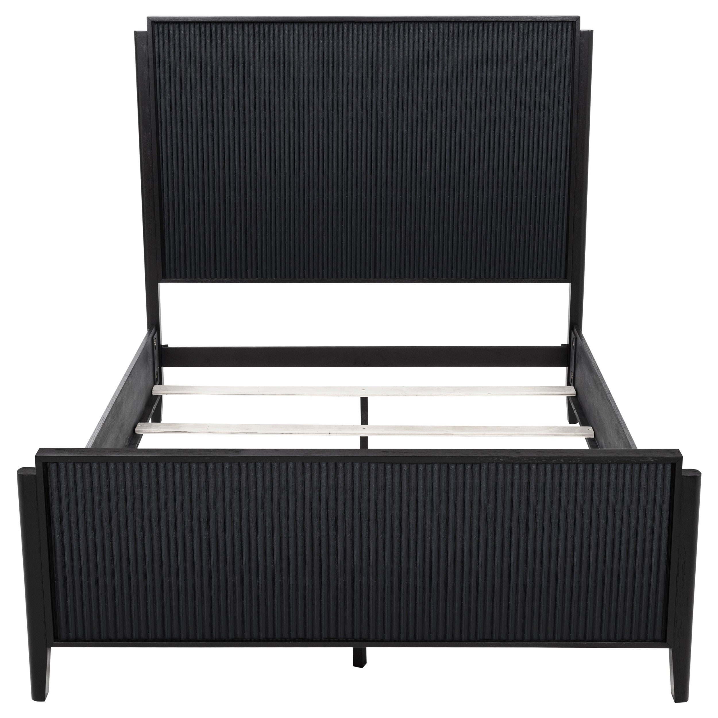 Brookmead Wood Queen Panel Bed Black-