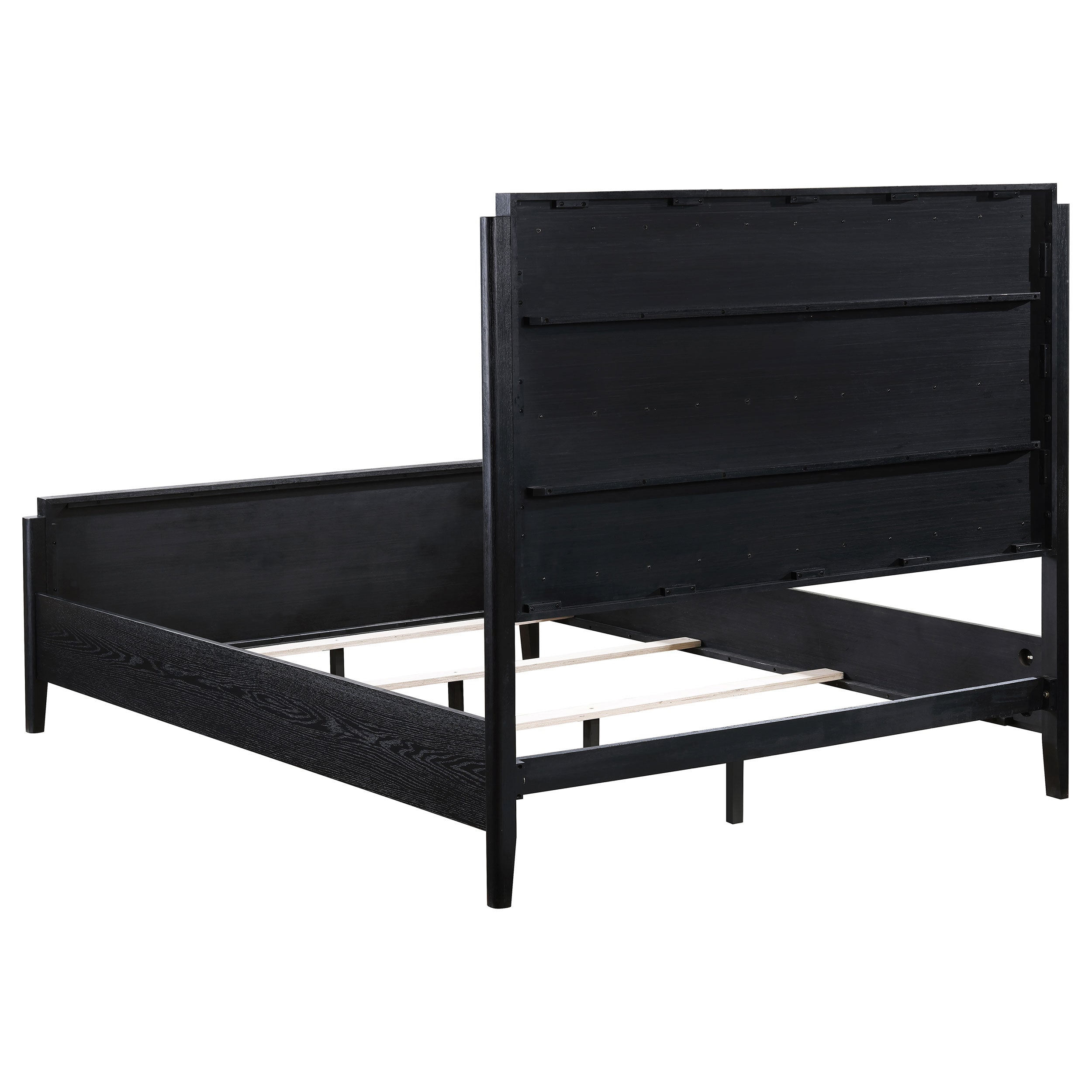 Brookmead Wood Queen Panel Bed Black-