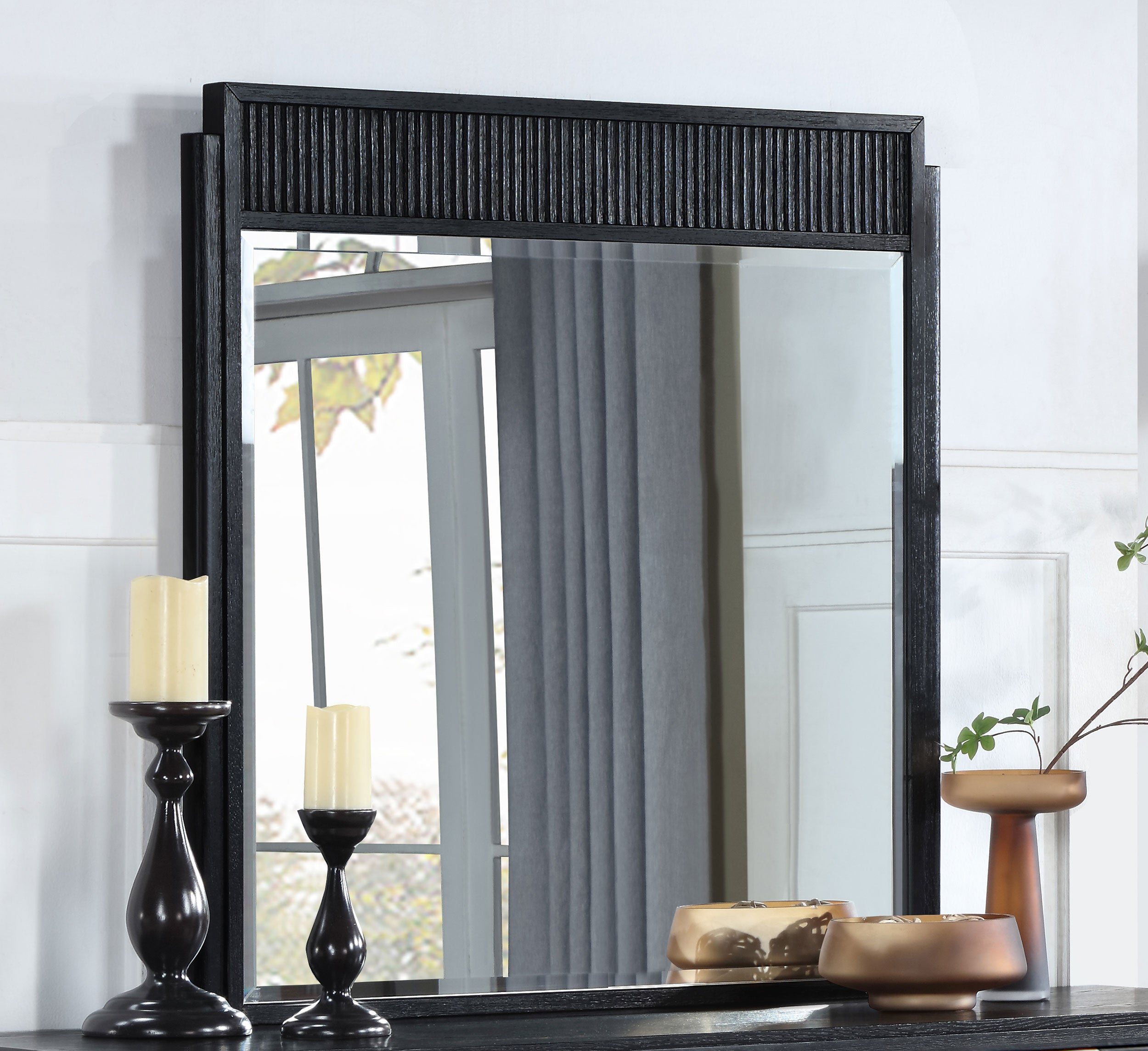 Brookmead Dresser Mirror Black-