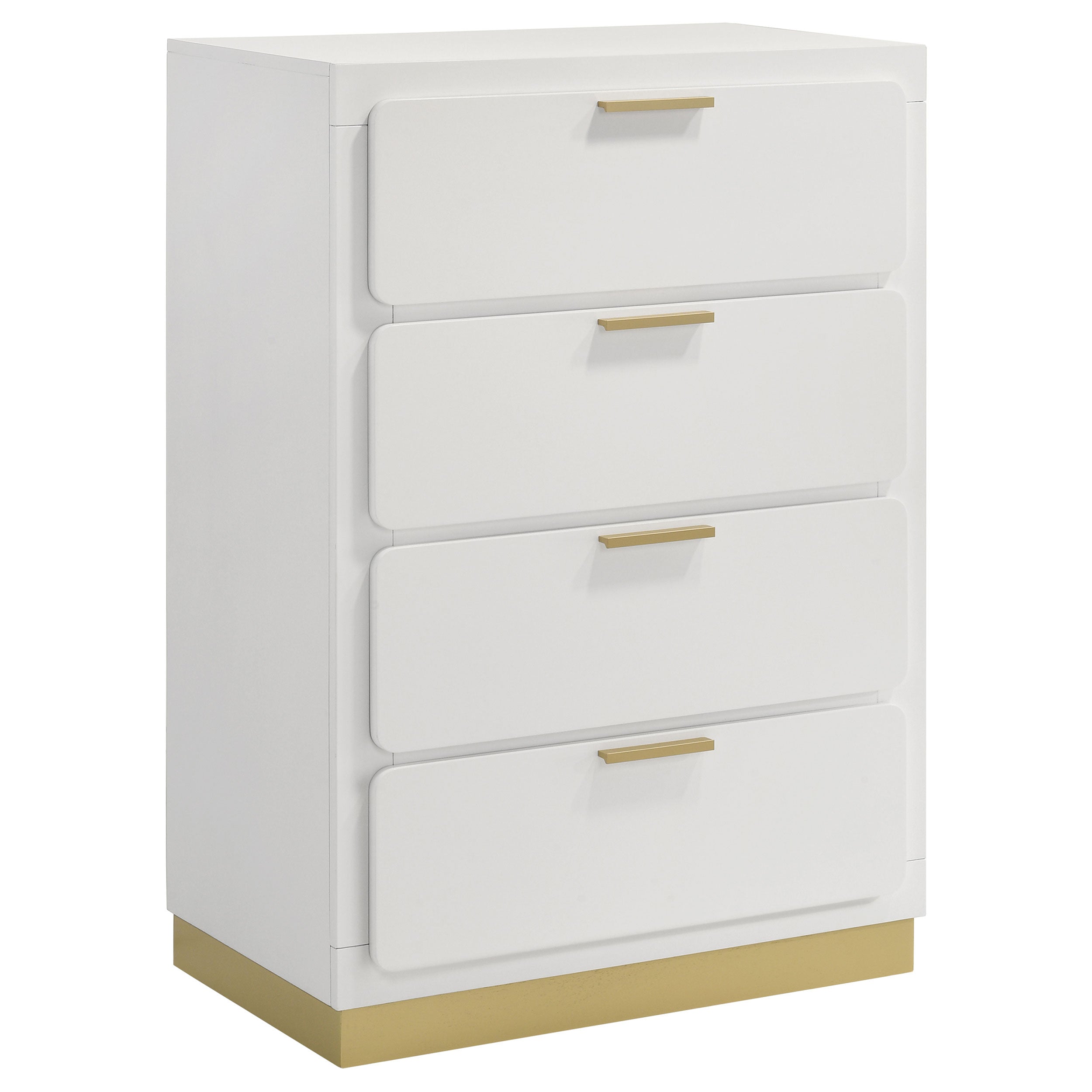 Caraway 4-drawer Bedroom Chest White-