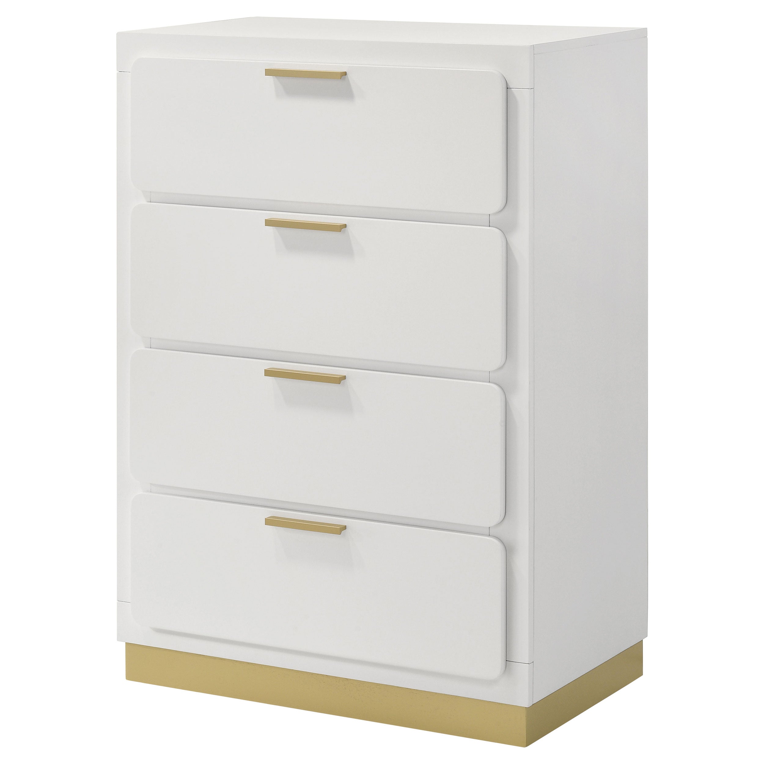Caraway 4-drawer Bedroom Chest White-