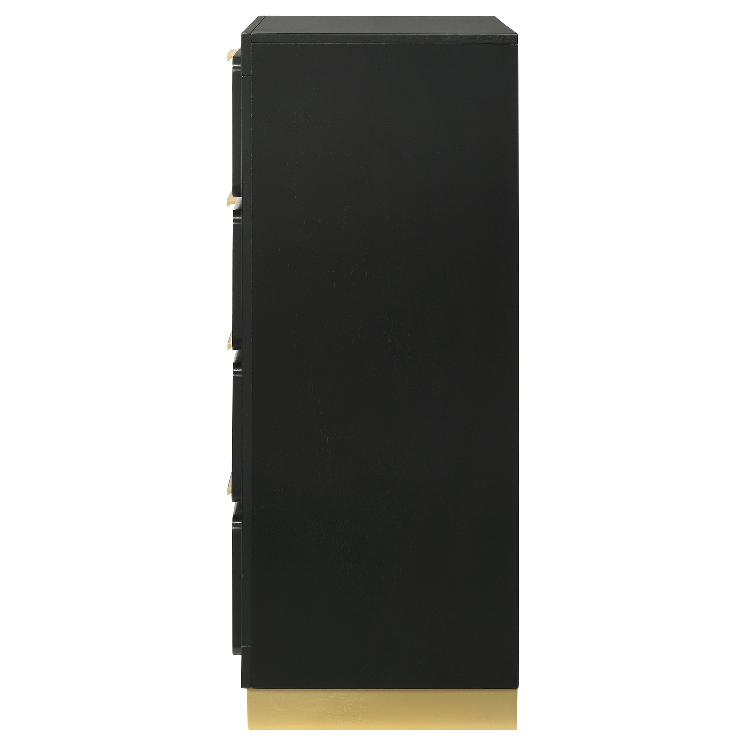 Caraway 4-drawer Bedroom Chest Black-
