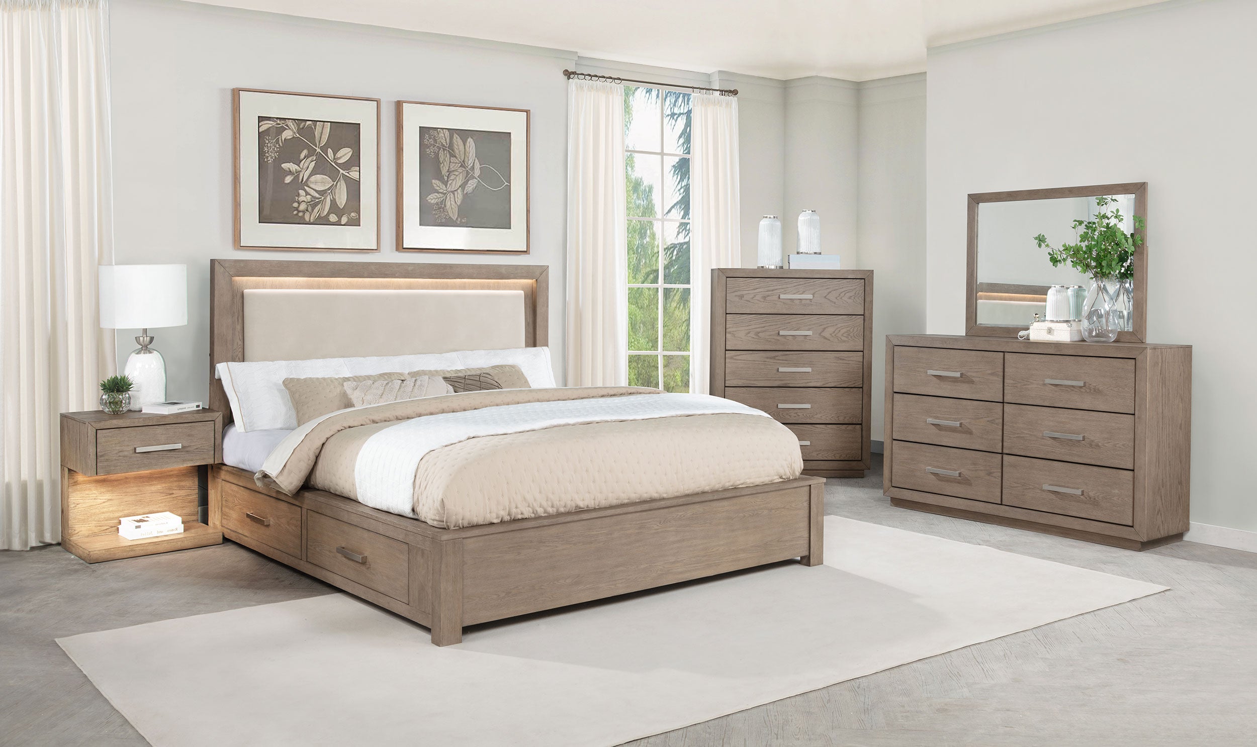 Kenora 6-drawer Dresser Barley Brown-