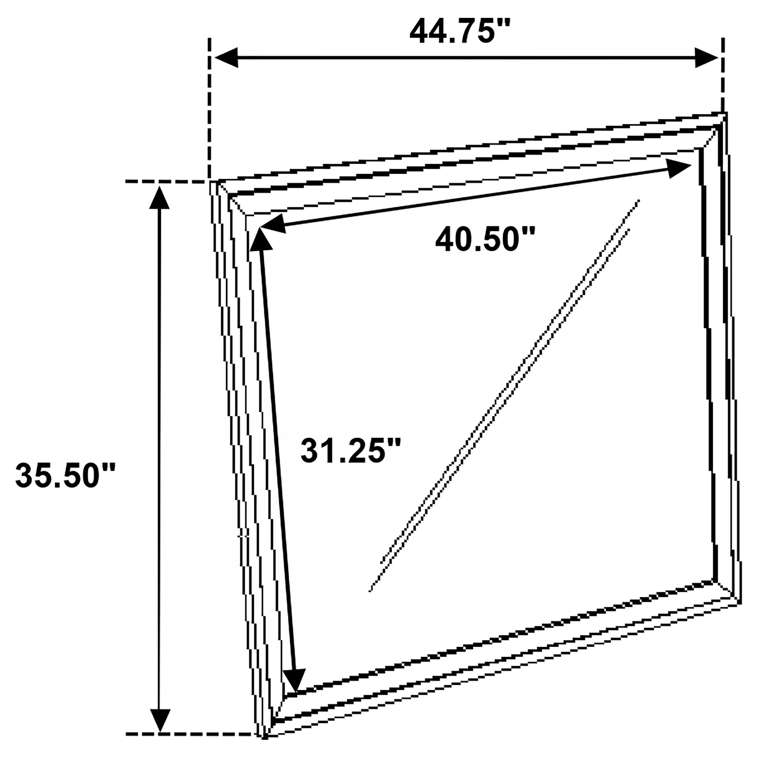 Sonora Dresser Mirror White -