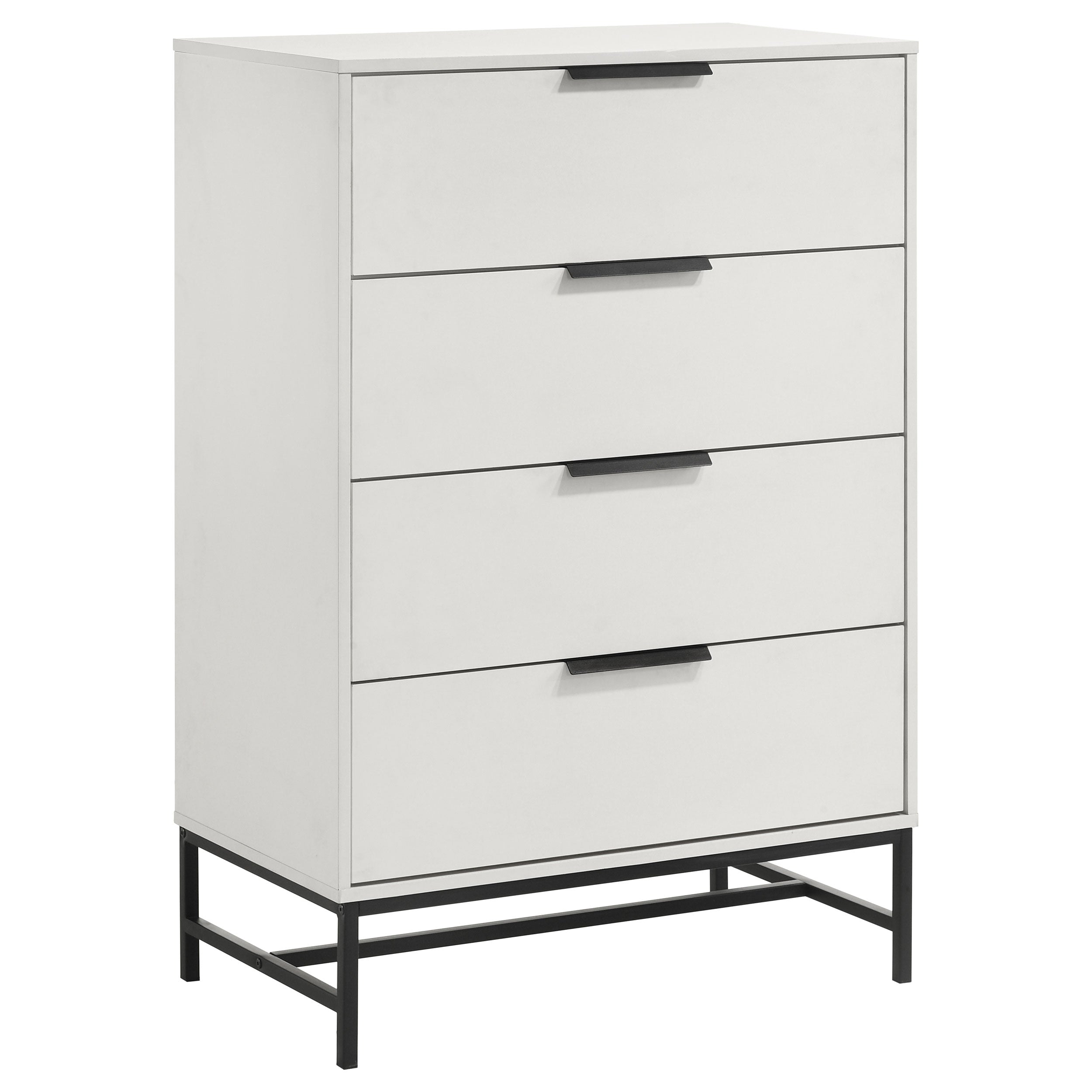 Sonora 4-drawer Bedroom Chest White -
