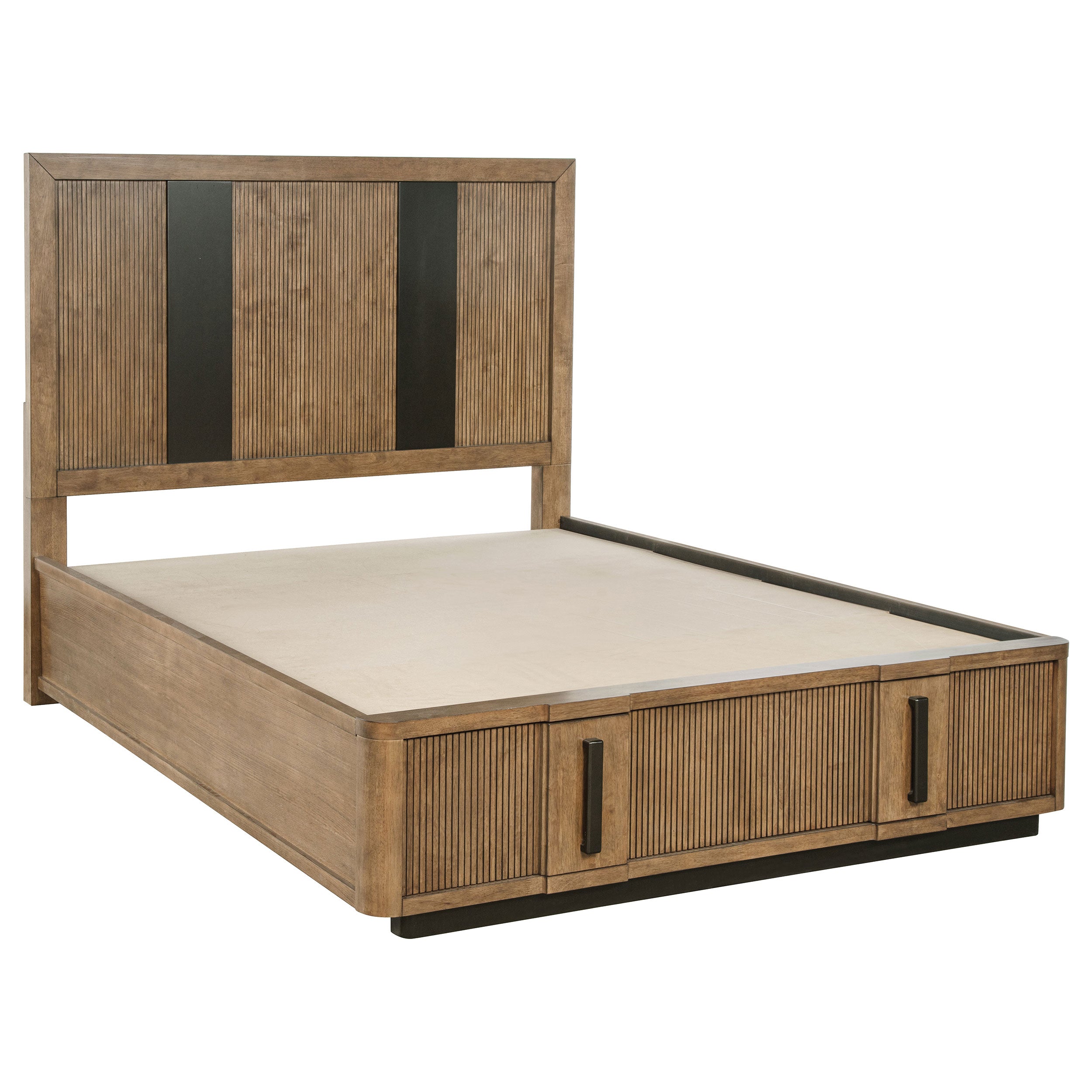 Terrace 2-drawer Queen Storage Bed Ash Brown-