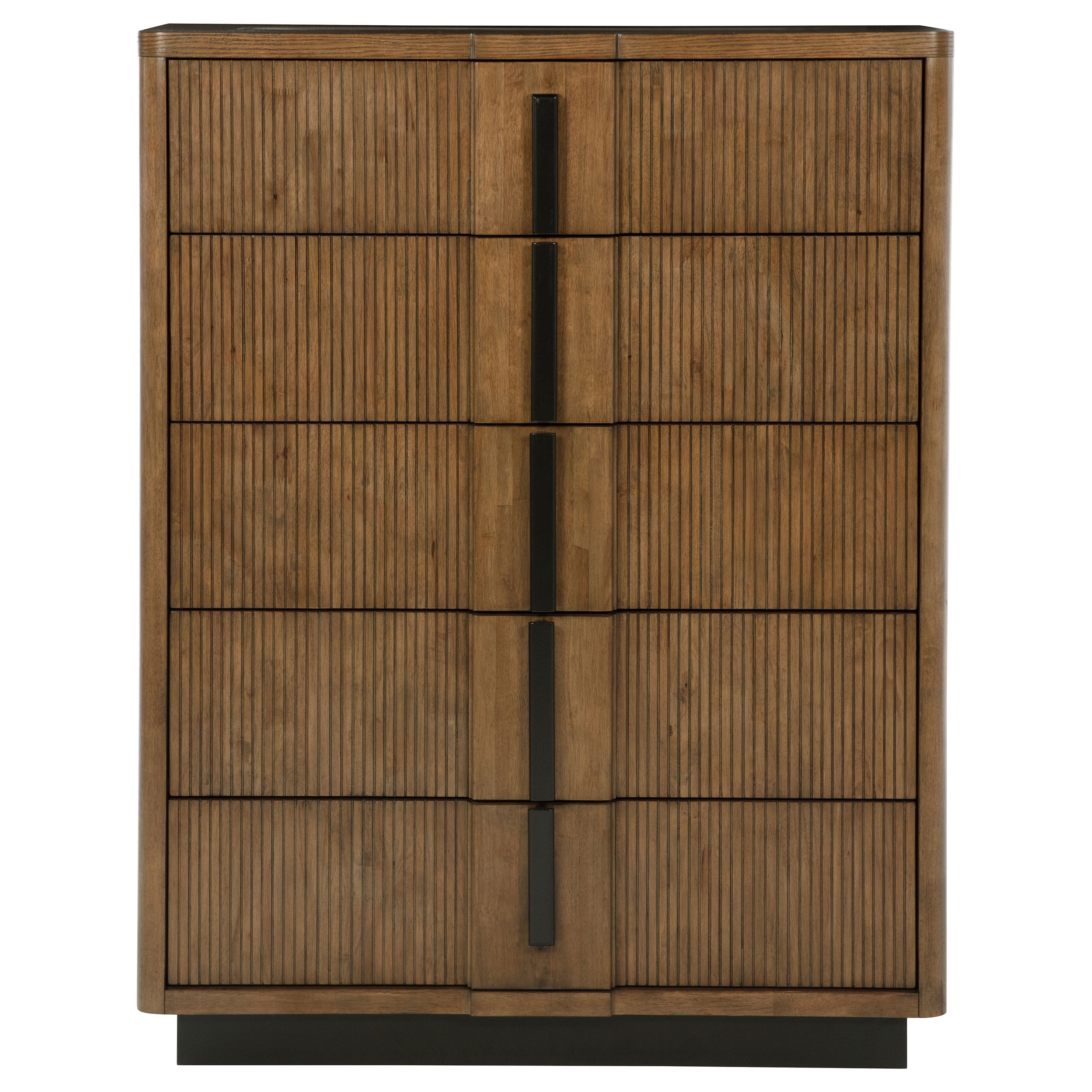 Terrace 5-drawer Chest of Drawers Ash Brown-