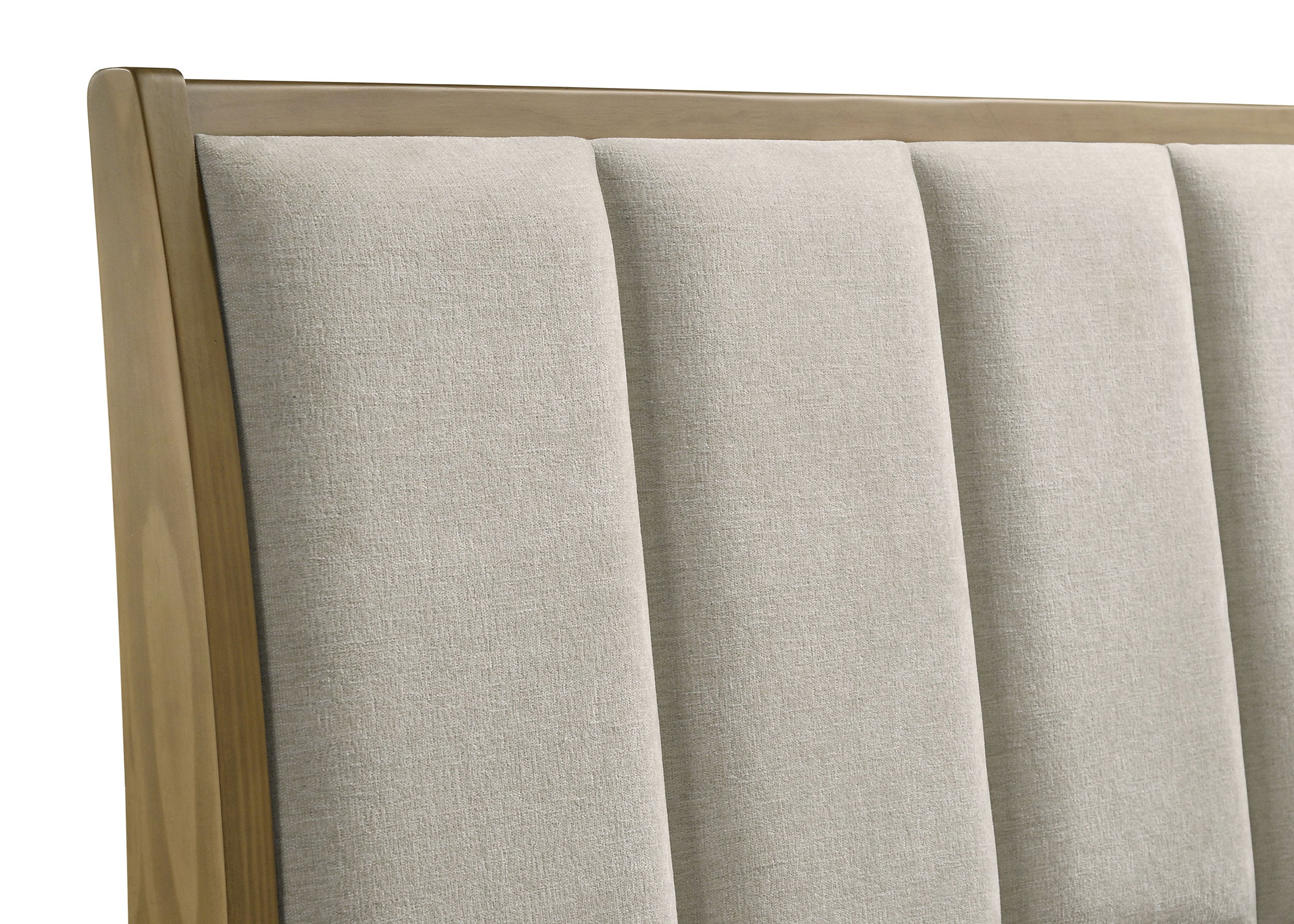 Granada Upholstered Queen Panel Bed Natural Pine-