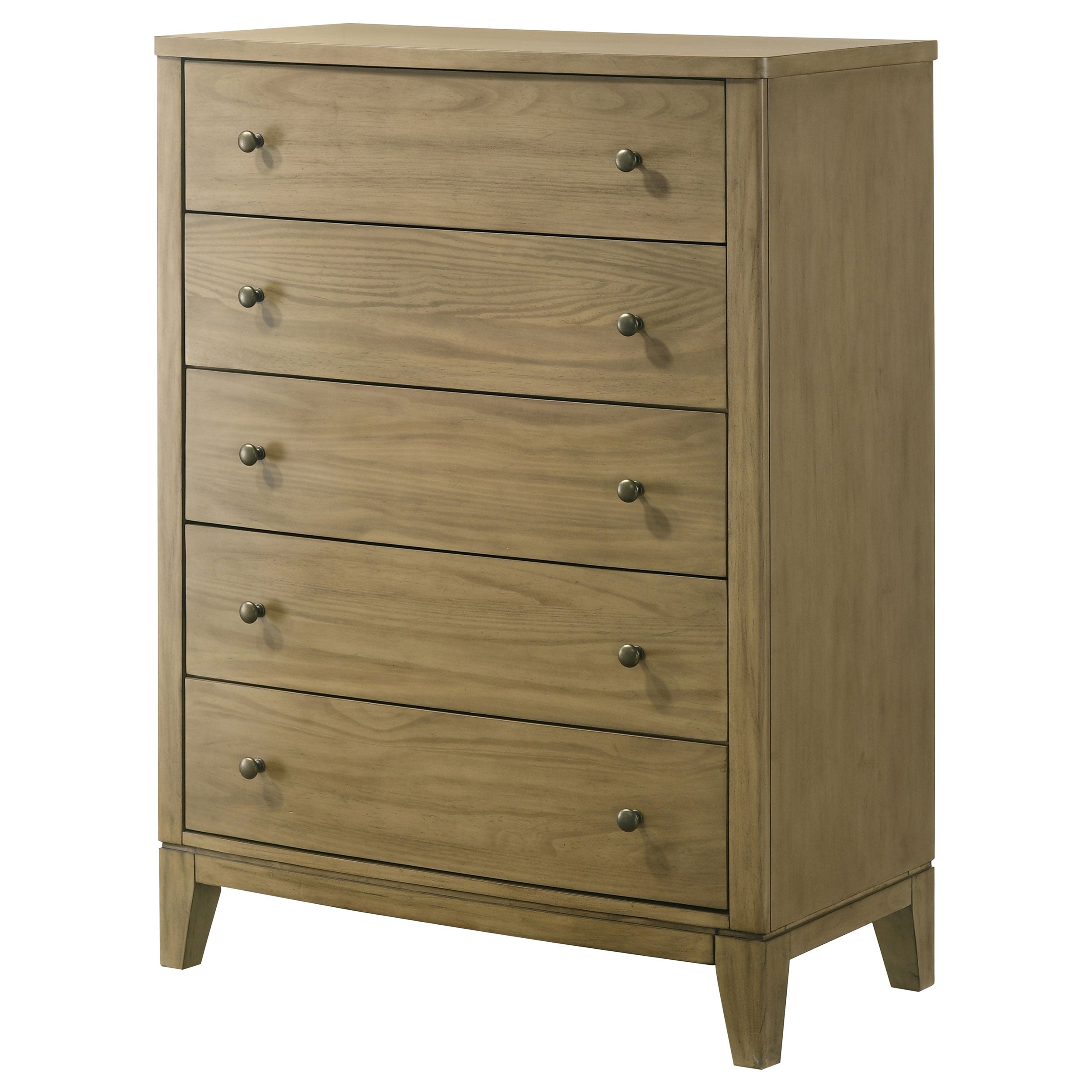 Granada 5-drawer Bedroom Chest of Drawers Natural Pine-