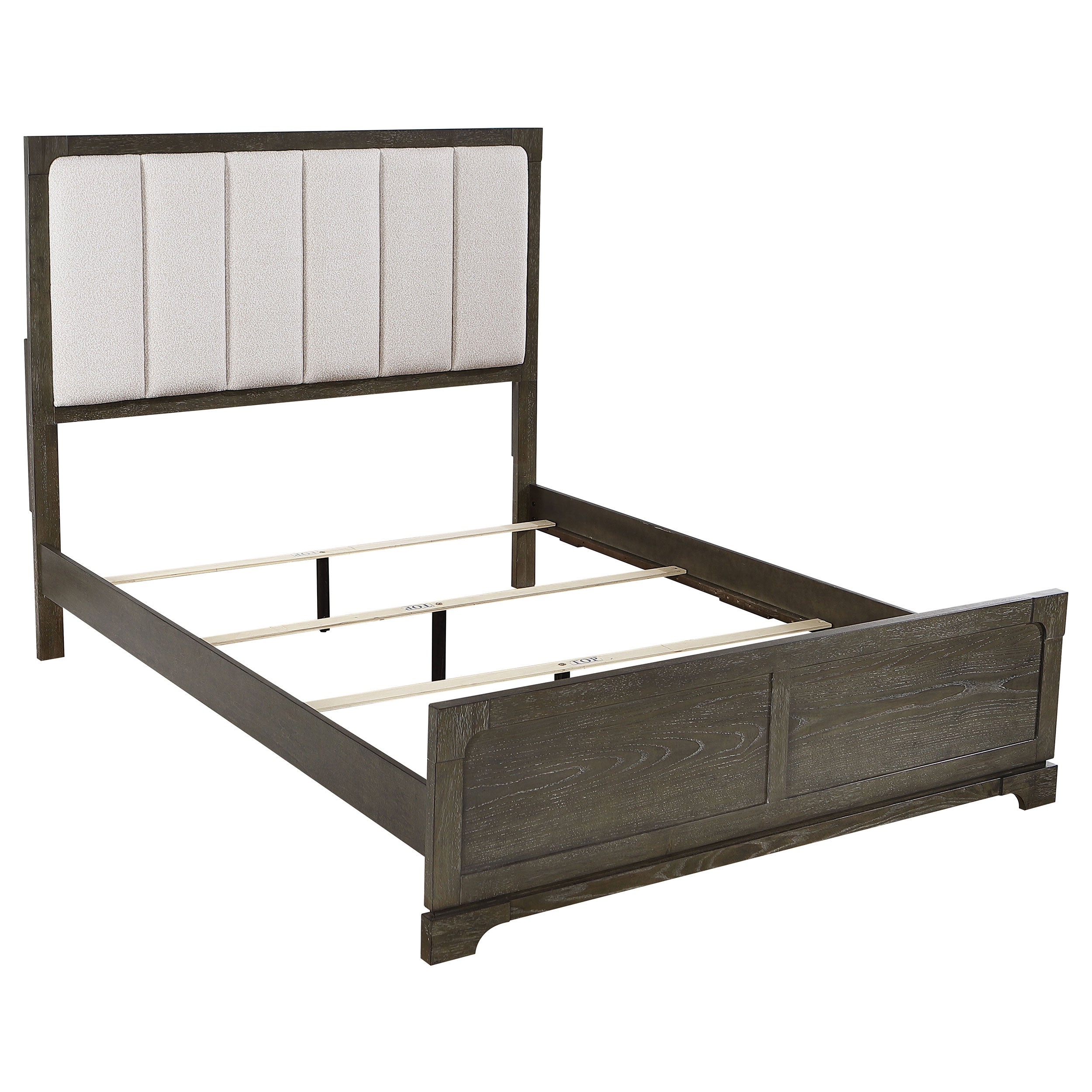 Gran Park 59-inch Queen Panel Bed Dark Cocoa-