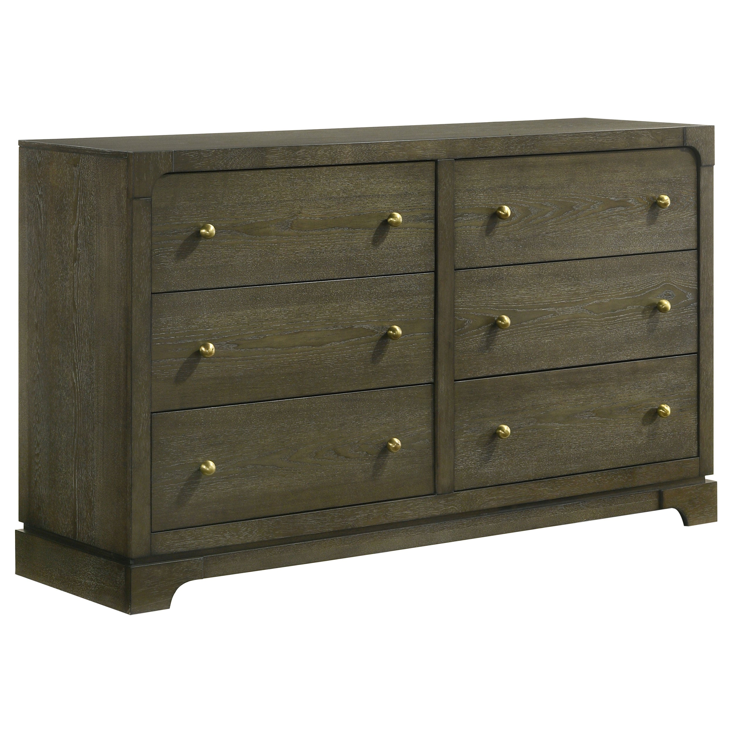 Gran Park 6-drawer Dresser Cabinet Dark Cocoa-