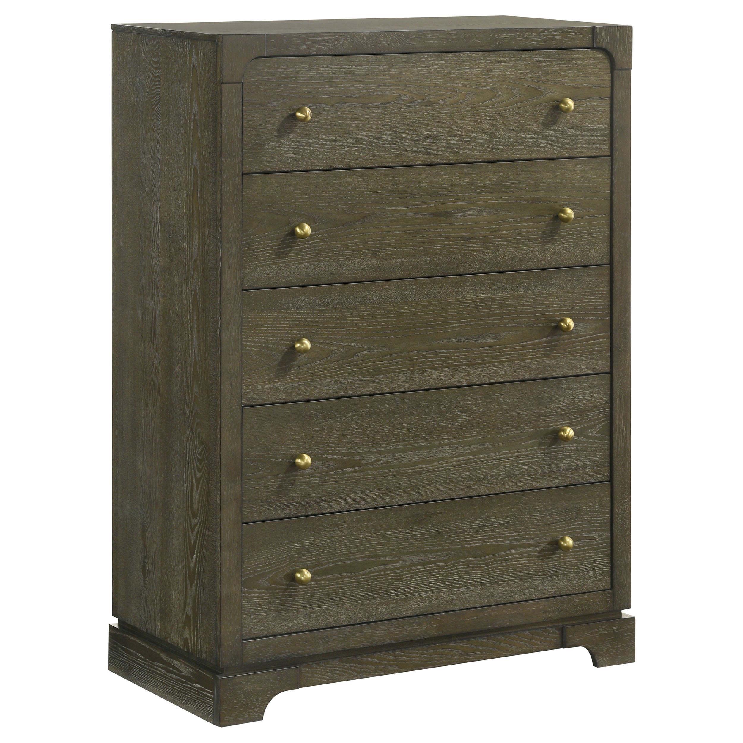 Gran Park 5-drawer Bedroom Chest of Drawers Dark Cocoa-