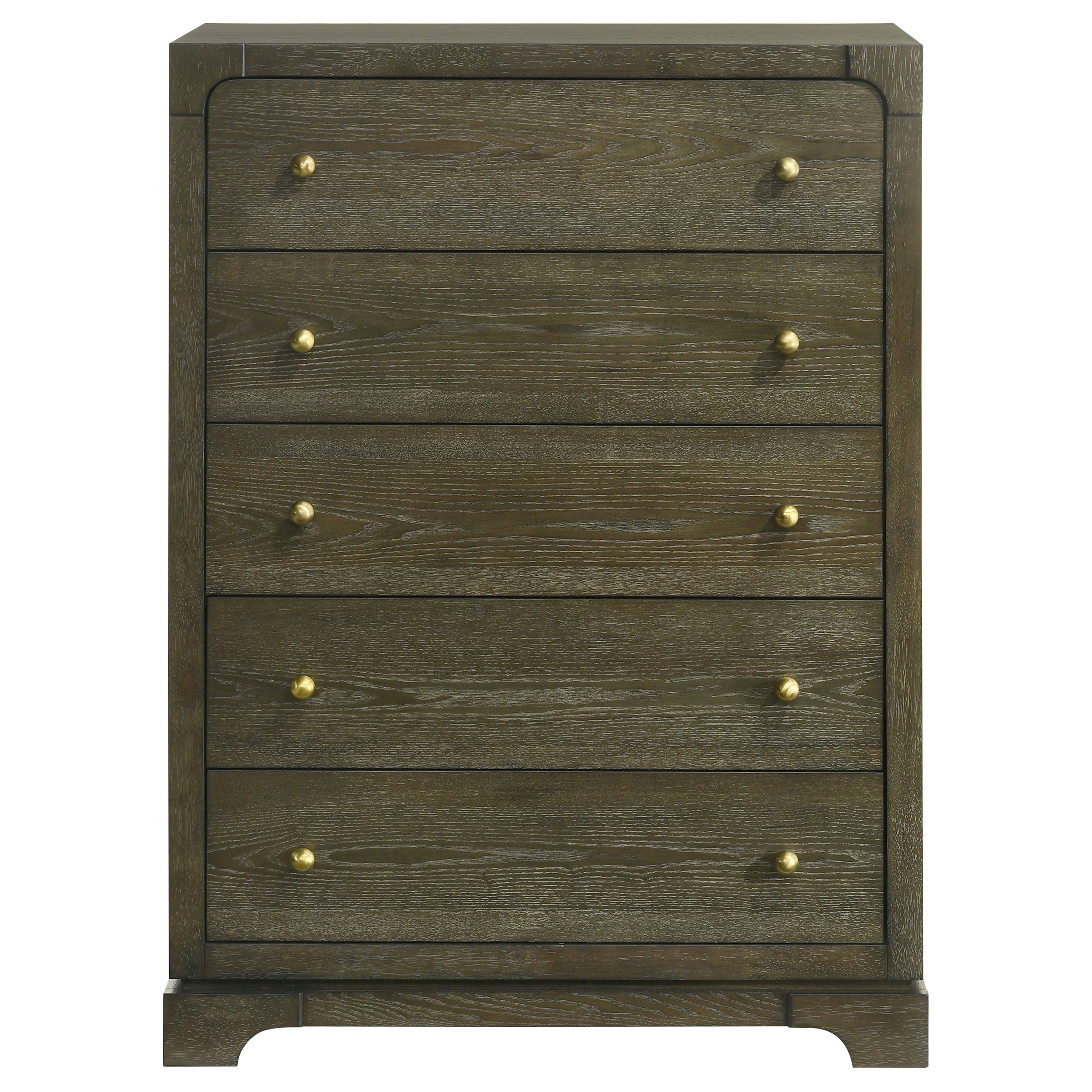 Gran Park 5-drawer Bedroom Chest of Drawers Dark Cocoa-