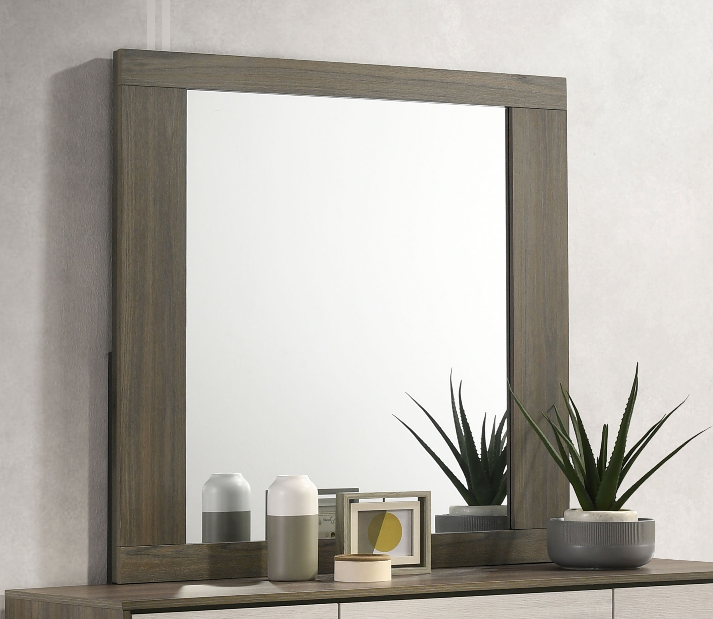 Fenwick Dresser Mirror Grey Oak-