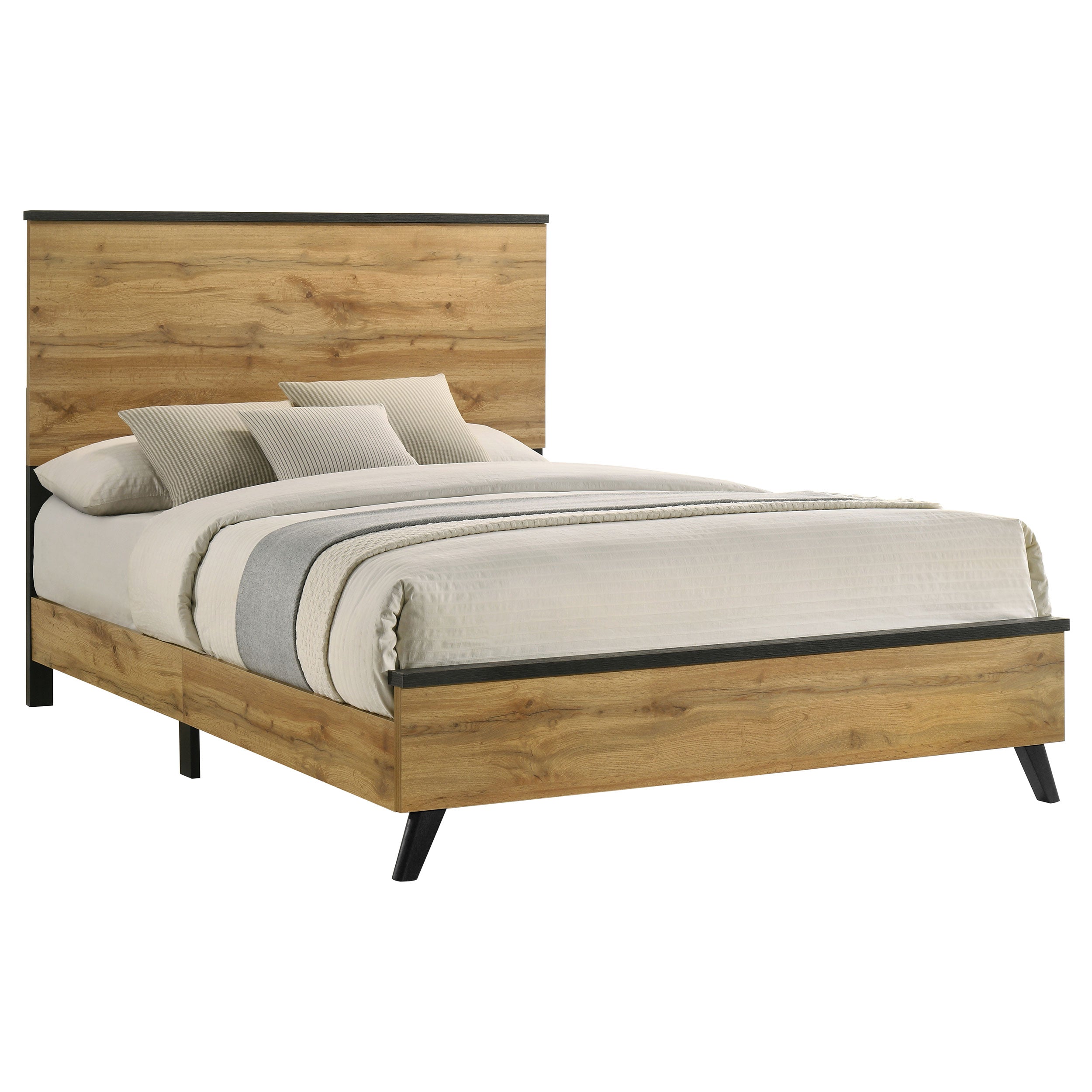 Kaywood 52-inch Queen Panel Bed Natural Pine-