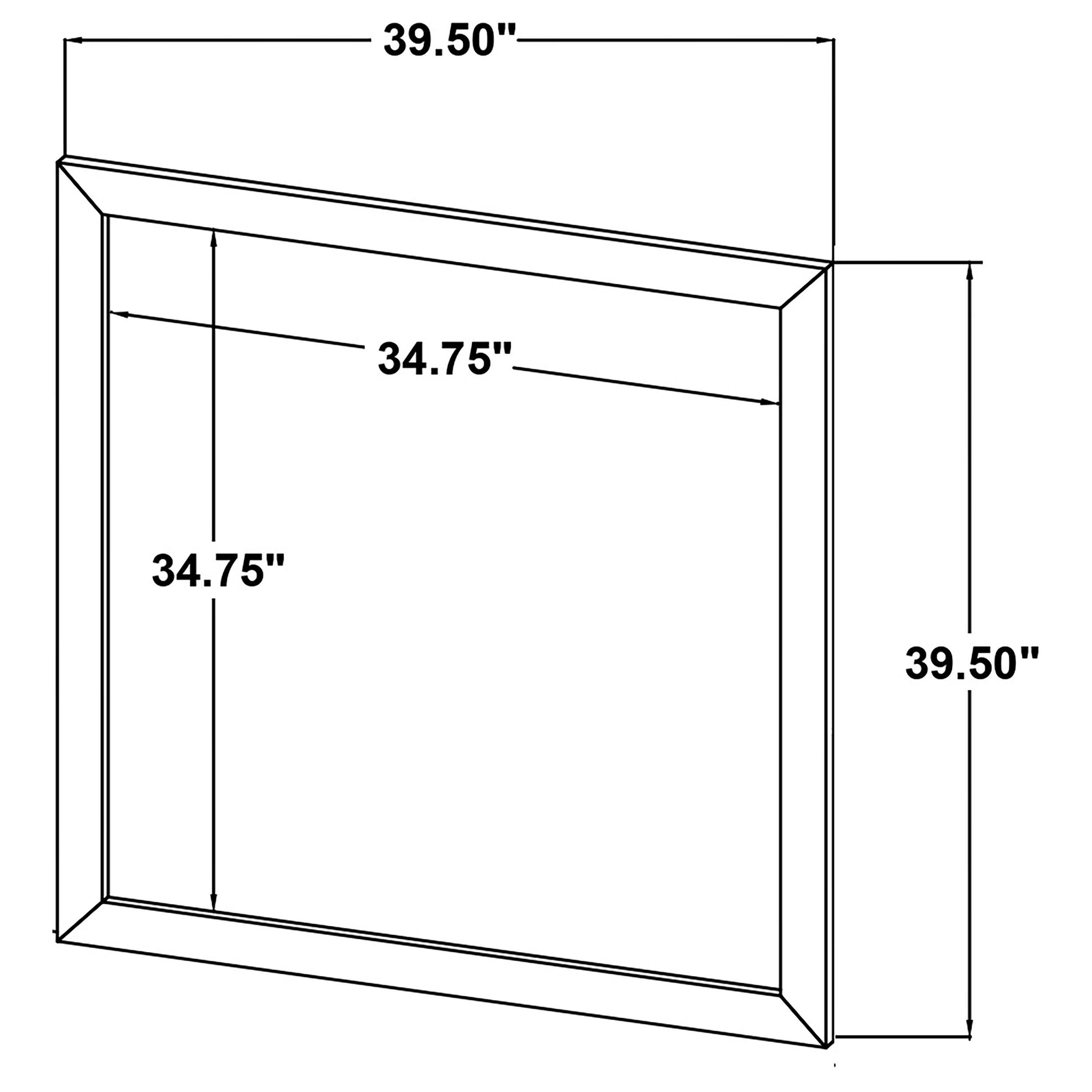 Kaywood Dresser Mirror Natural Pine-