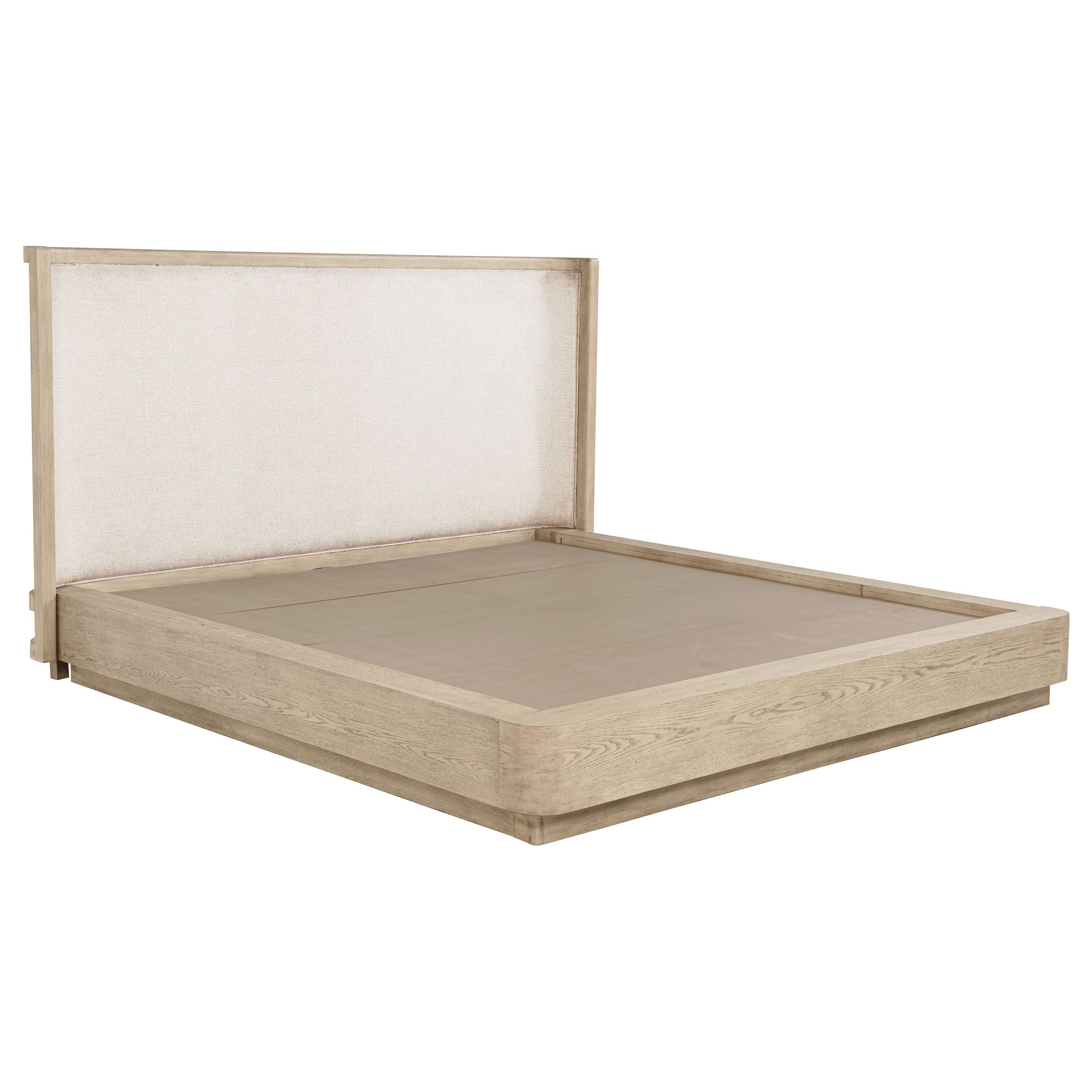 Kailani 52-inch Queen Wingback Bed Beige Oak-