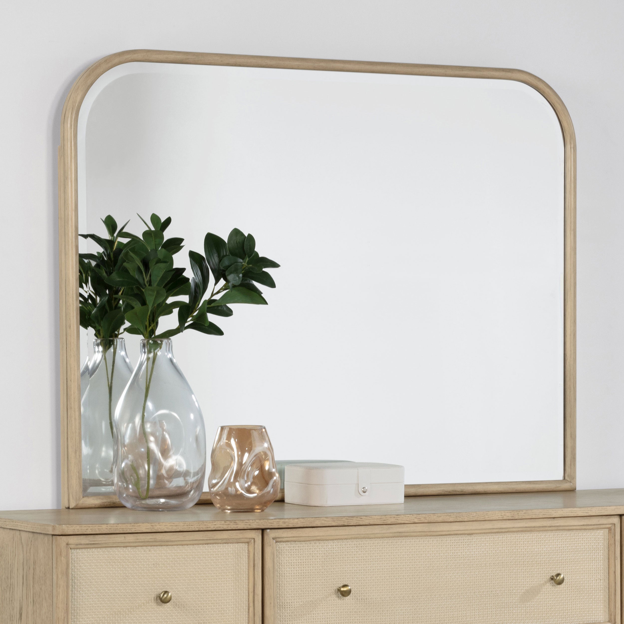 Kailani Dresser Mirror Beige Oak-