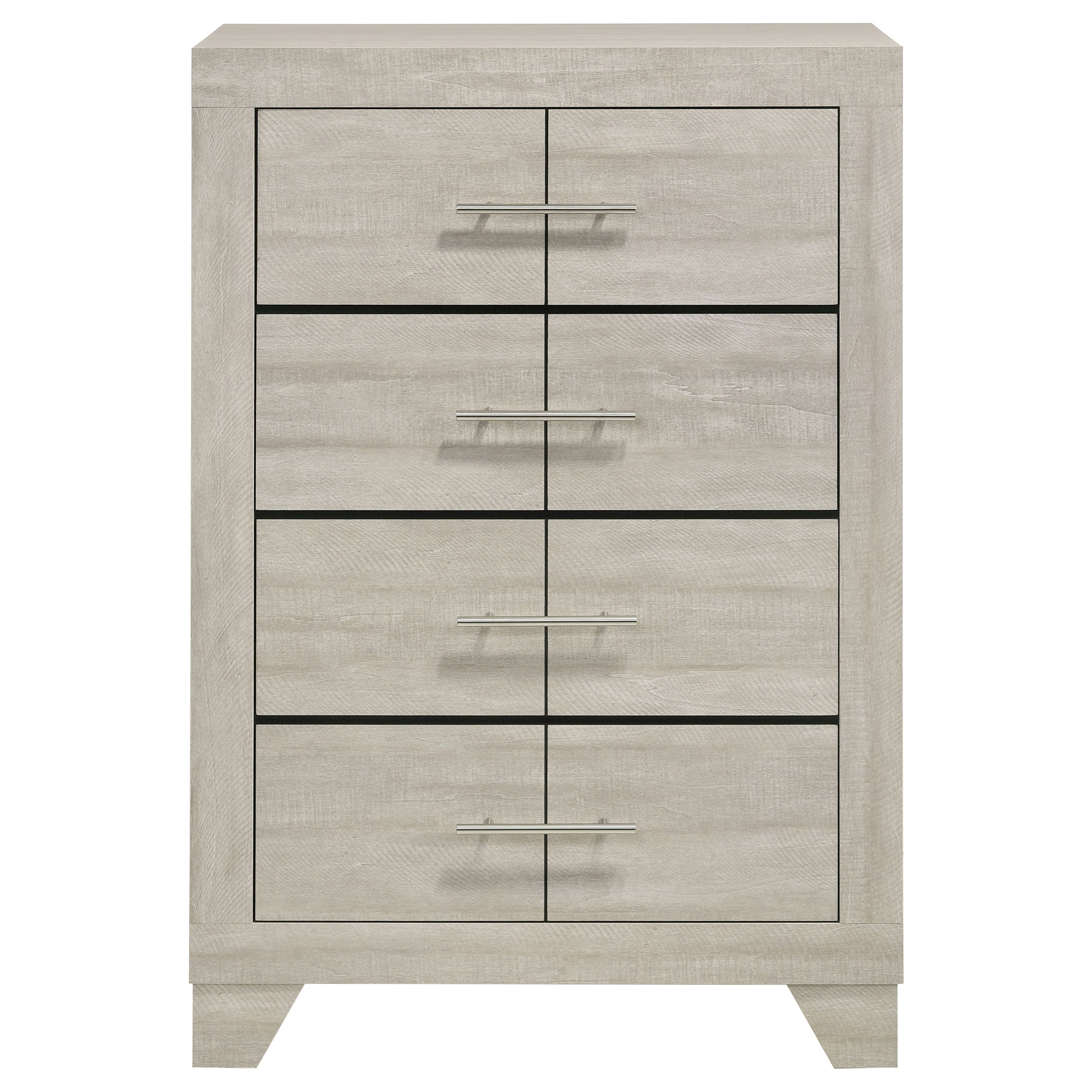 Trenton 4-drawer Bedroom Chest of Drawers Rustic Cream-
