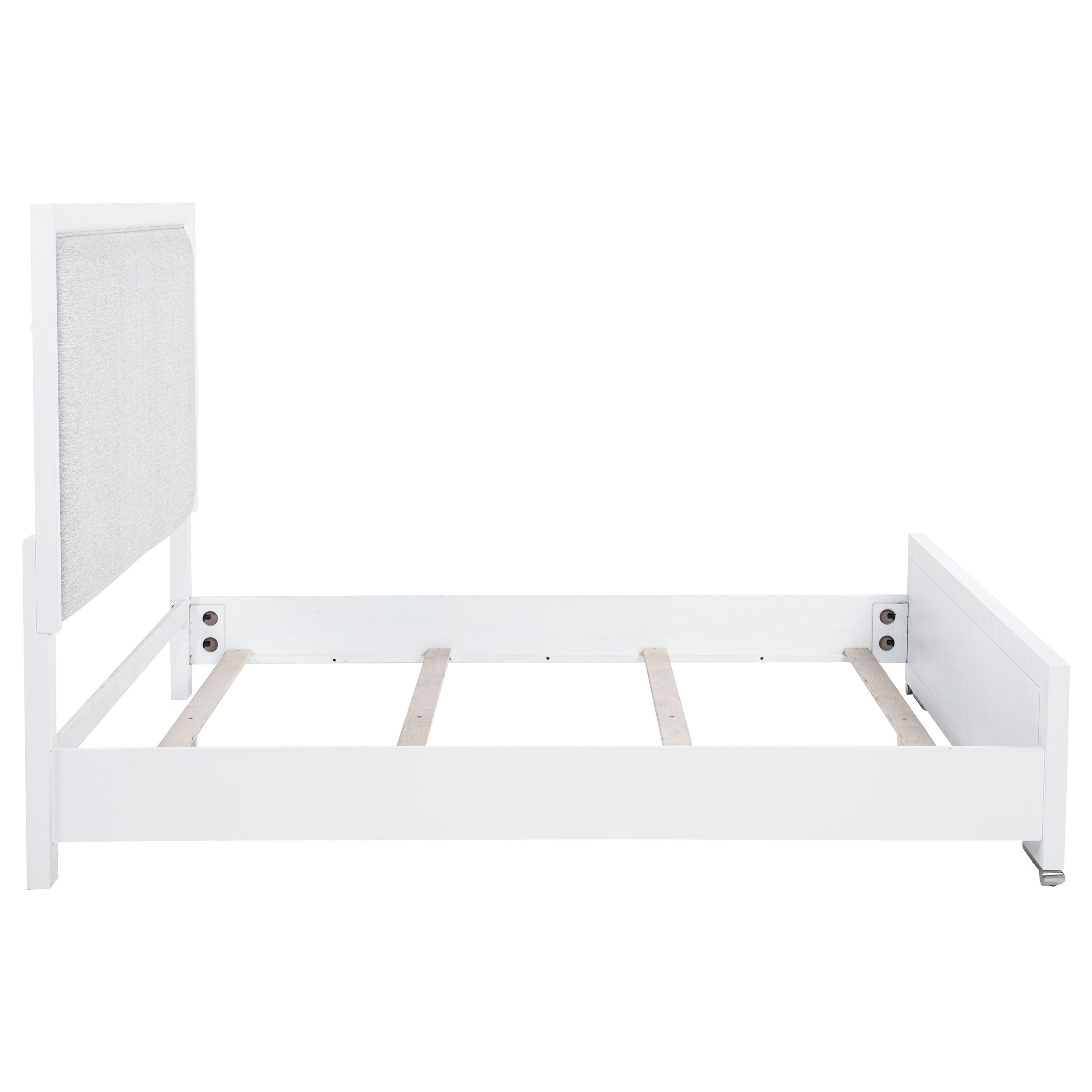Gracemont 57-inch Queen Panel Bed Grey and White-