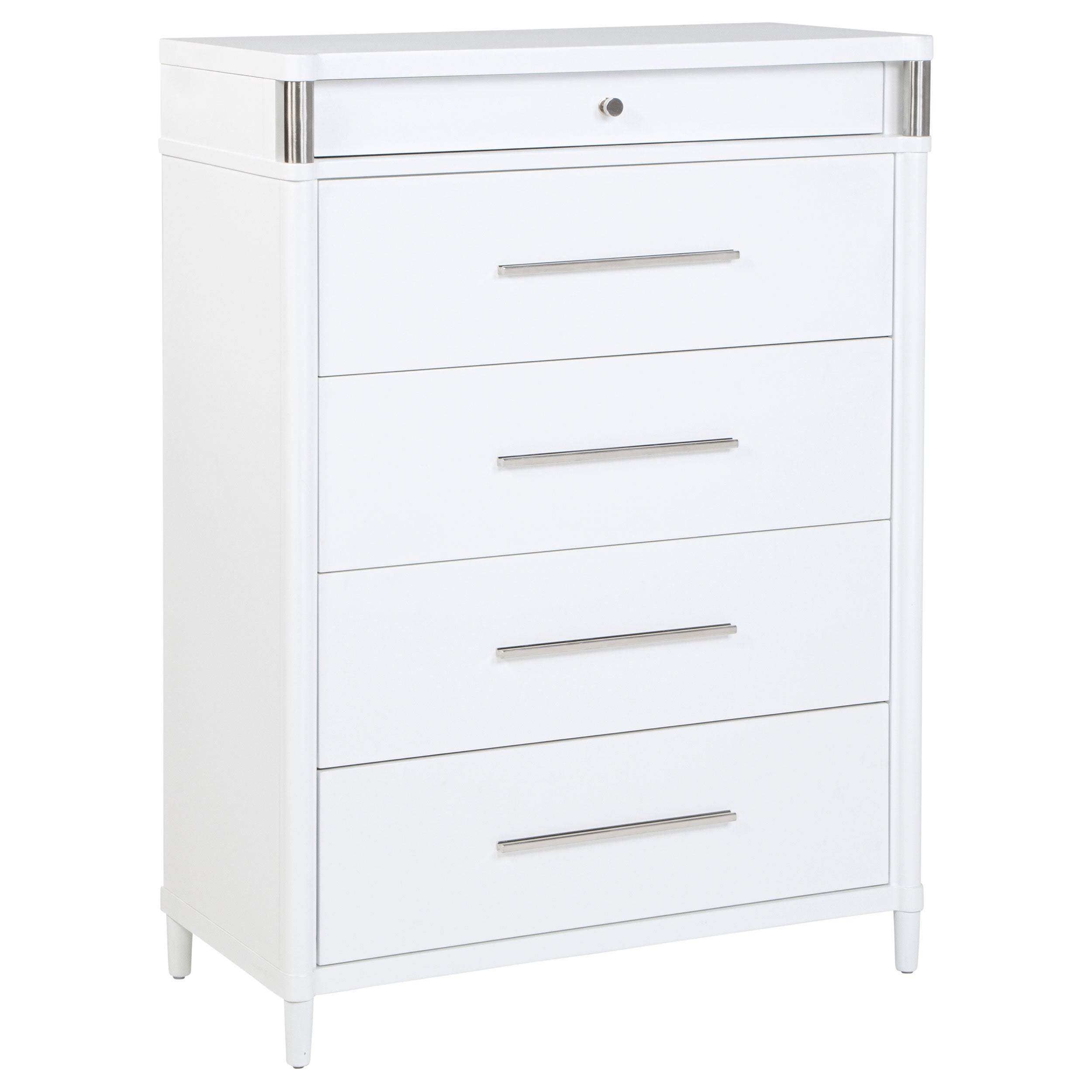Gracemont 5-drawer Bedroom Chest of Drawers White-