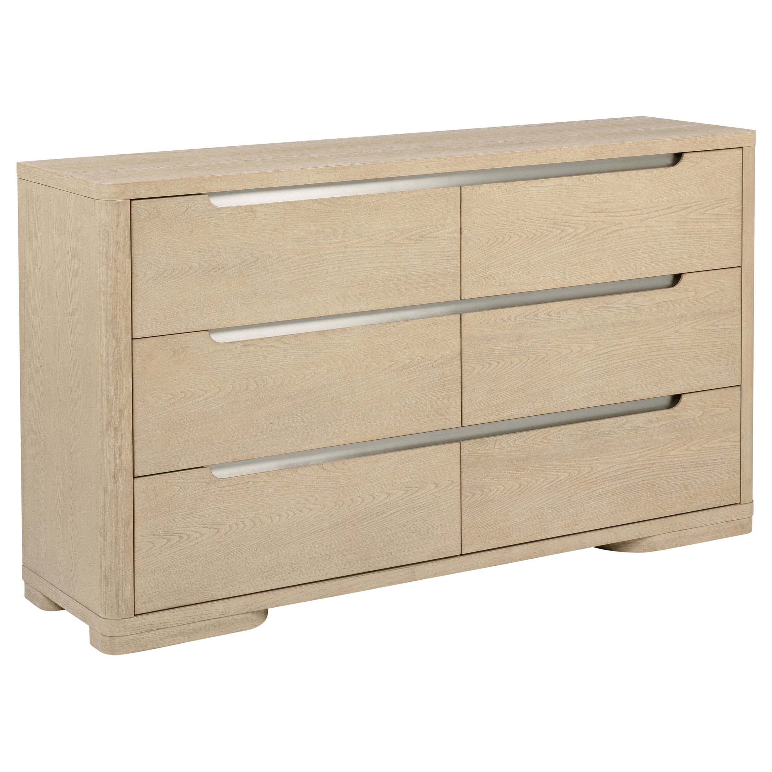 Ladera 6-drawer Bedroom Dresser Light Elm-