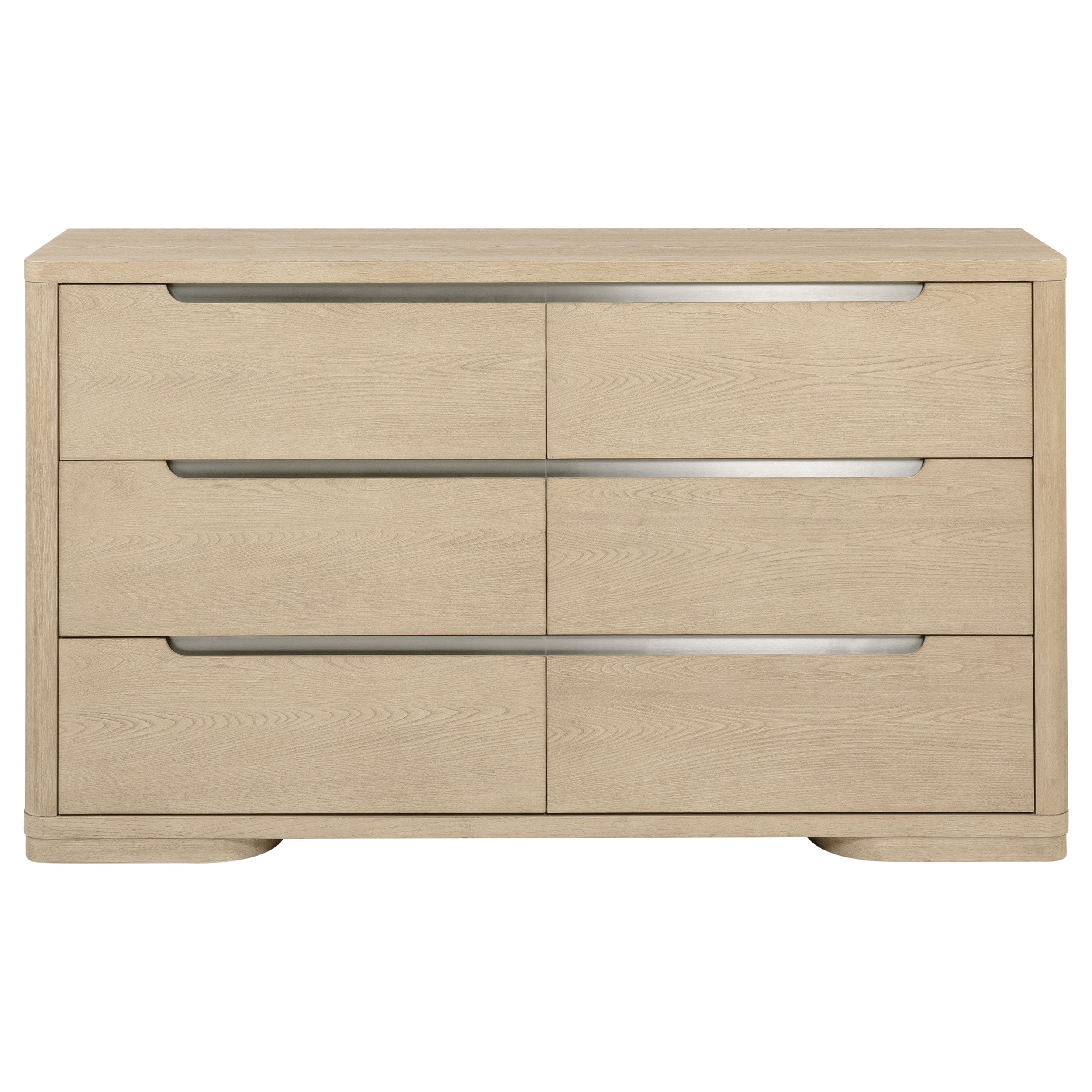 Ladera 6-drawer Bedroom Dresser Light Elm-